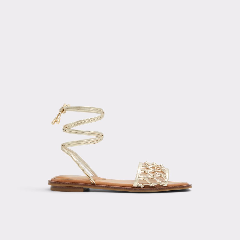 シューズ・サンダルその他 ALYSI Woman Flat sandals Gold 305648P5110 GLD ALYSI: Flat sandals woman - Gold | Alysi flat sandals