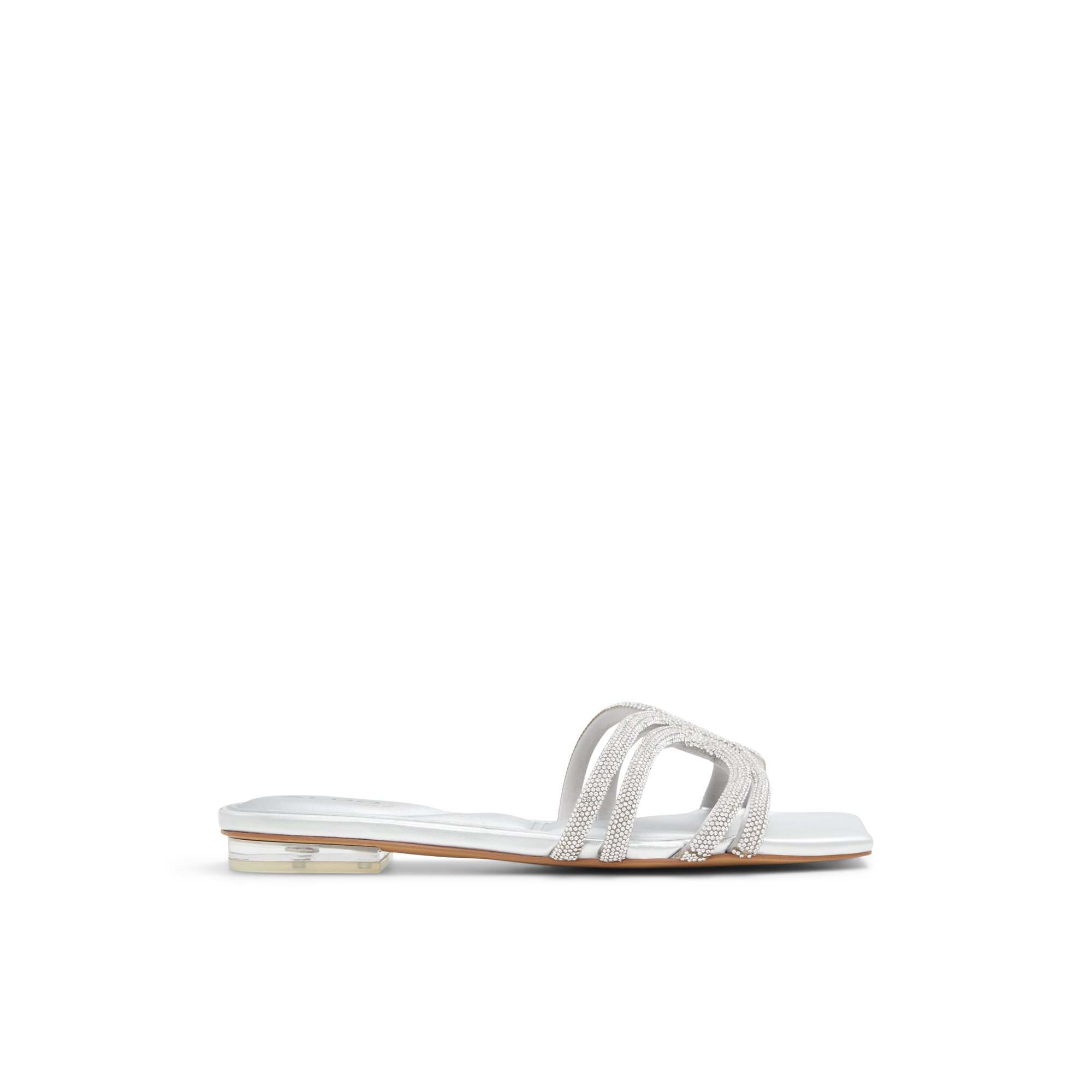 ALDO Seekoia - Women's Flat Sandals - Silver