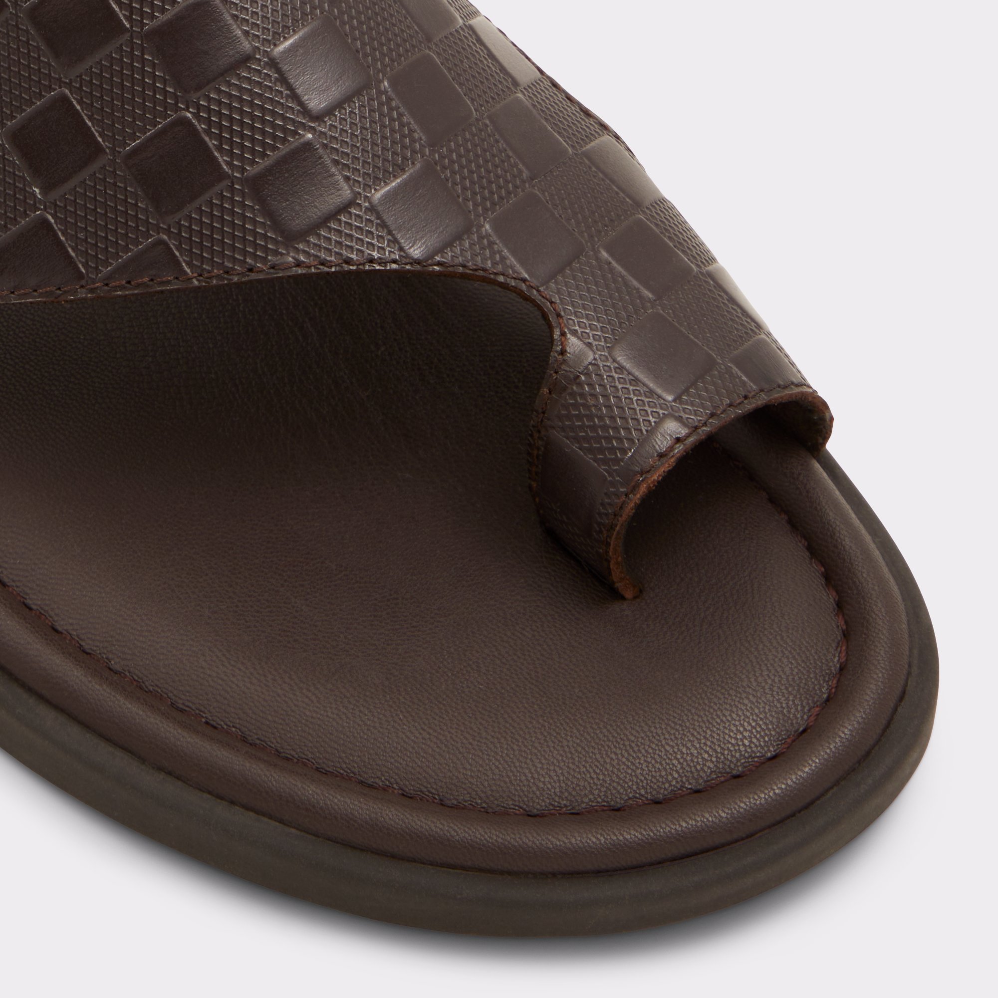 Seif Dark Brown Men's Sandals & Slides | ALDO Canada