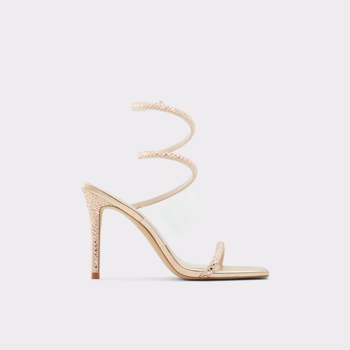 Selima Rose Gold Women'S Heeled Sandals | Aldo Us