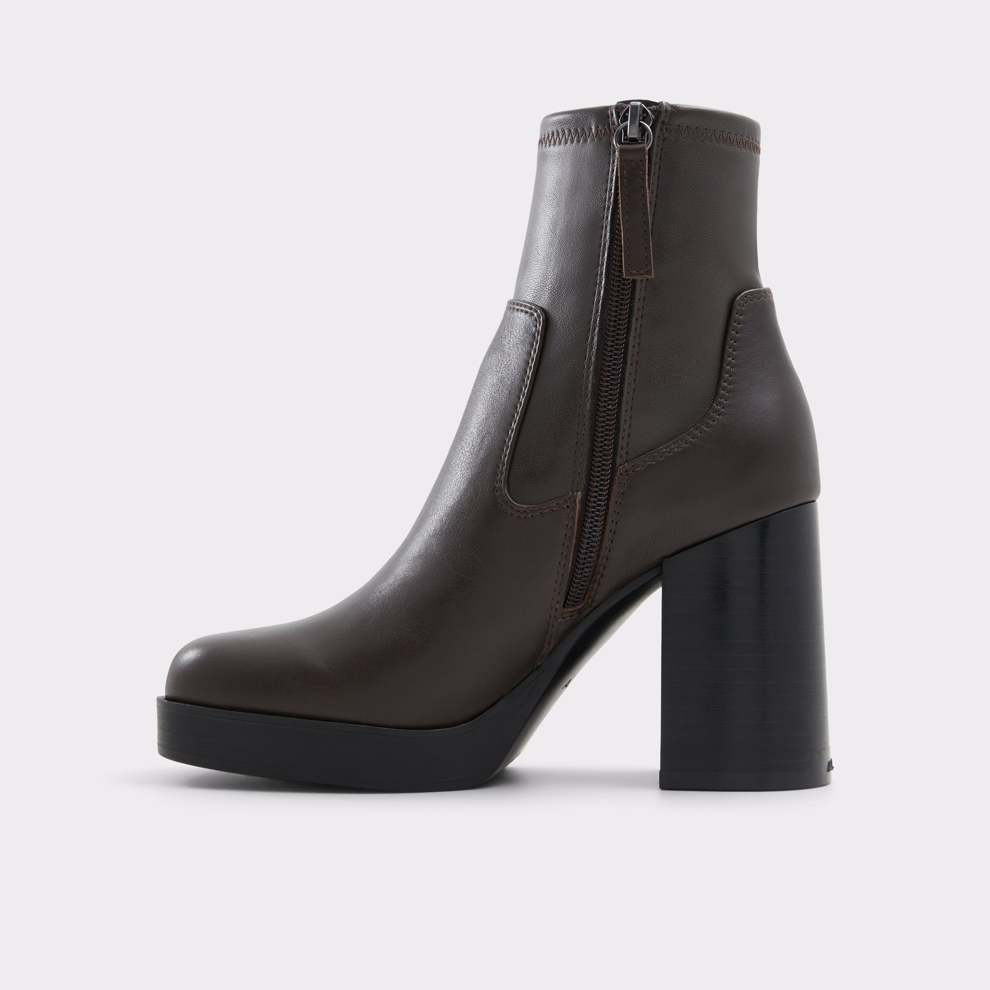 Seraphica Dark Brown Women's Ankle boots | ALDO Canada