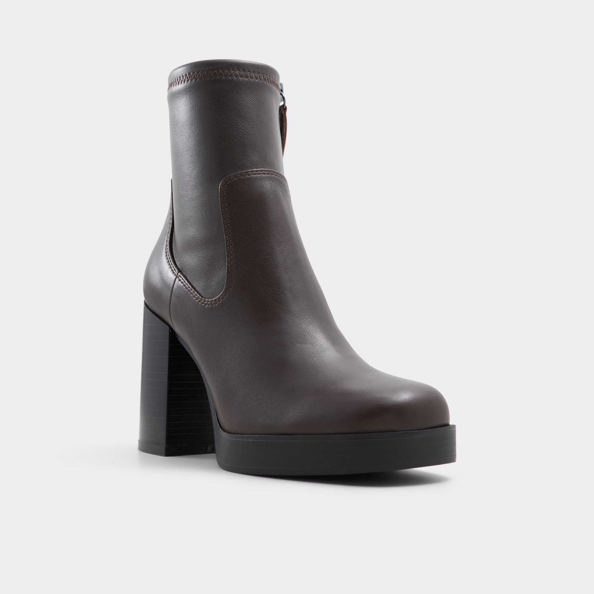 Seraphica Dark Brown Women's Ankle boots | ALDO Canada