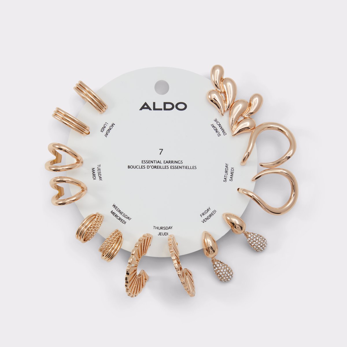 Sevendays Gold/Clear Multi Women's Earrings | ALDO Canada