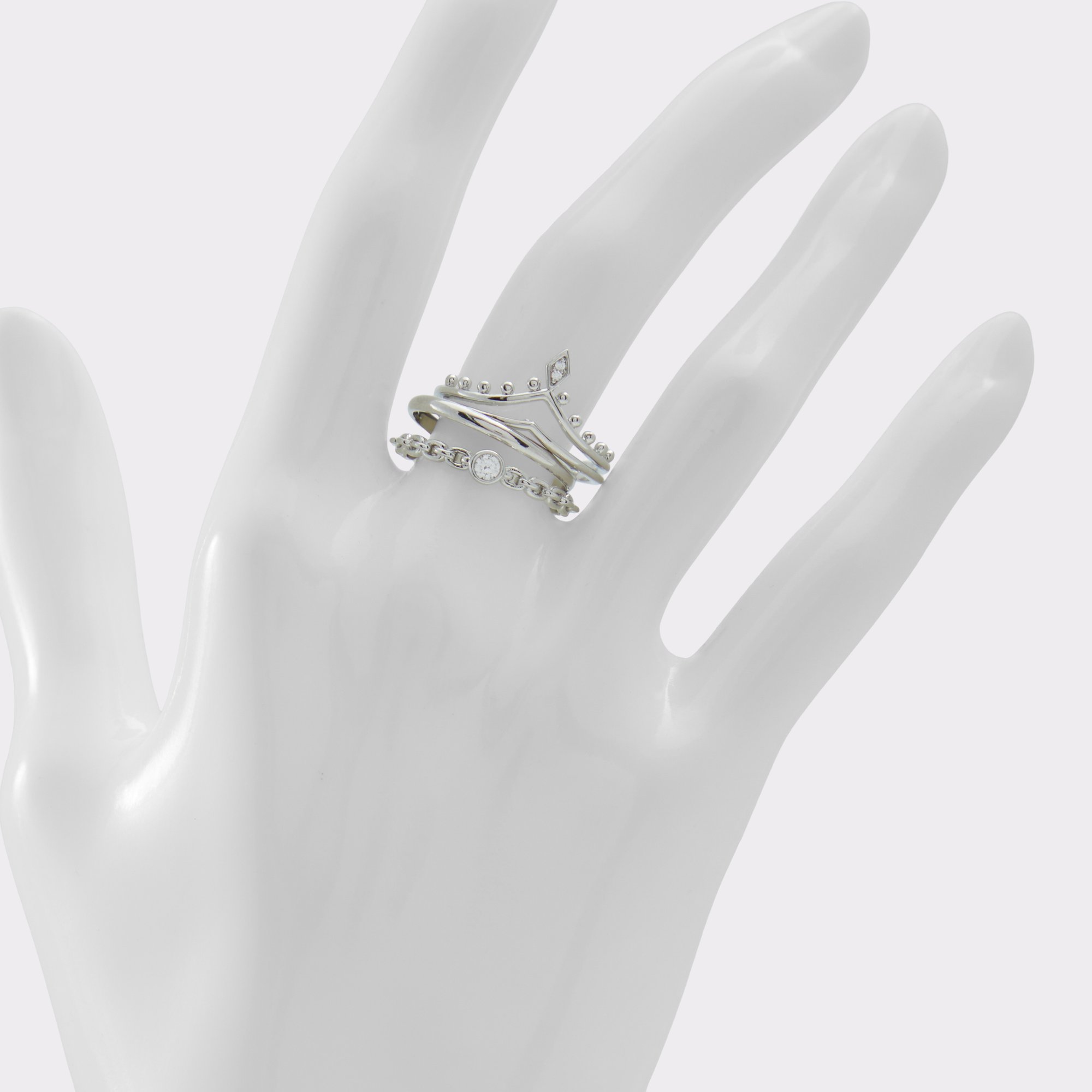 Sevorellan Silver/Clear Multi Women's Rings | ALDO Canada