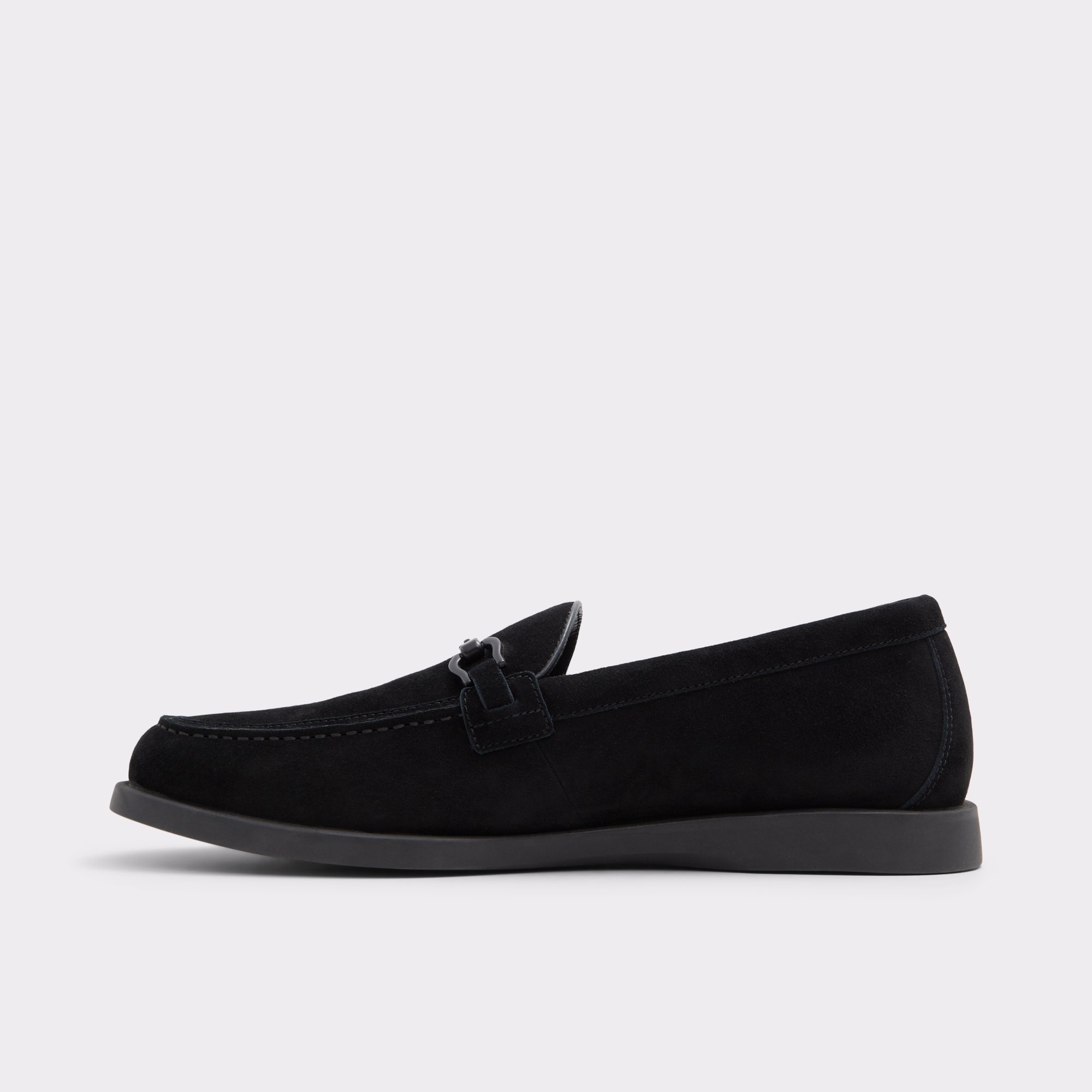 Sevul Black Leather Suede Men's Loafers & Slip-Ons | ALDO Canada