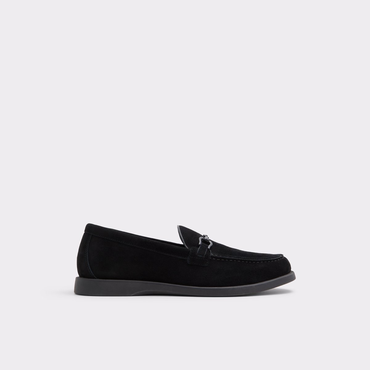 Sevul Black Leather Suede Men's Loafers & Slip-Ons | ALDO Canada