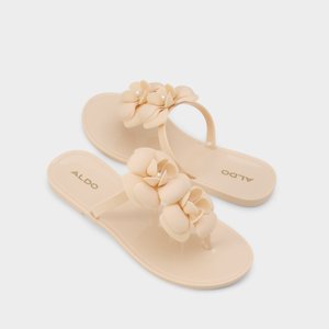 [ALDO] フリップフロップ サンダル ビーチサンダル フラワー ☆ALDO ☆華やか立体お花付☆フリップフロップ/ビーチサンダル