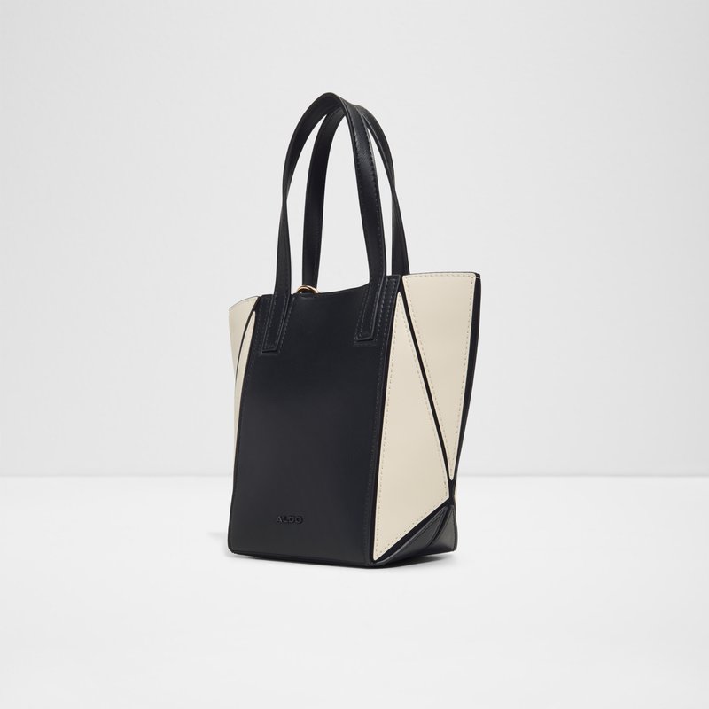 smallprismatote cartera de mujer-black white_black