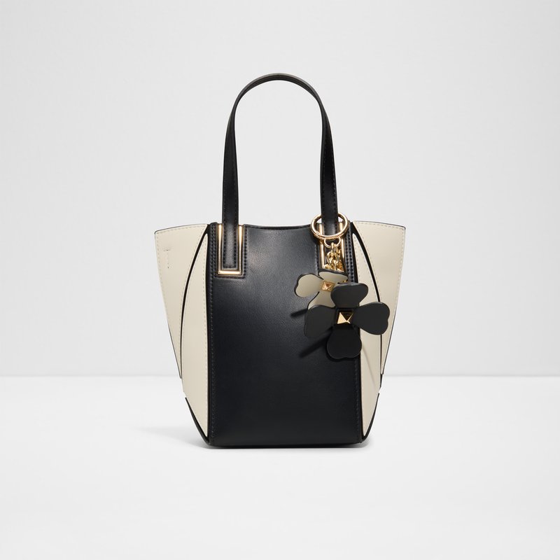 smallprismatote cartera de mujer-black white_black