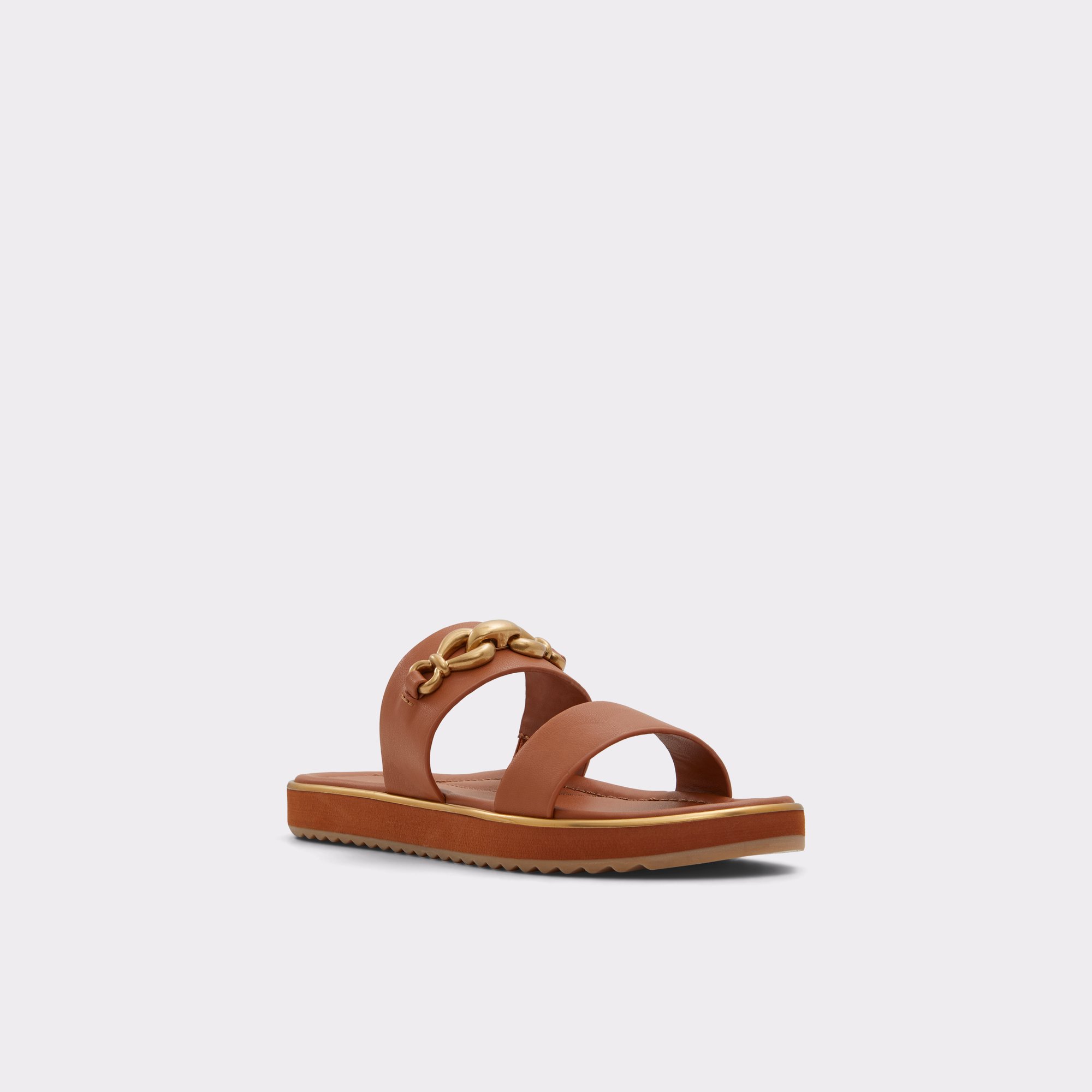 Smolyan Medium Brown Women's Flat Sandals | ALDO US
