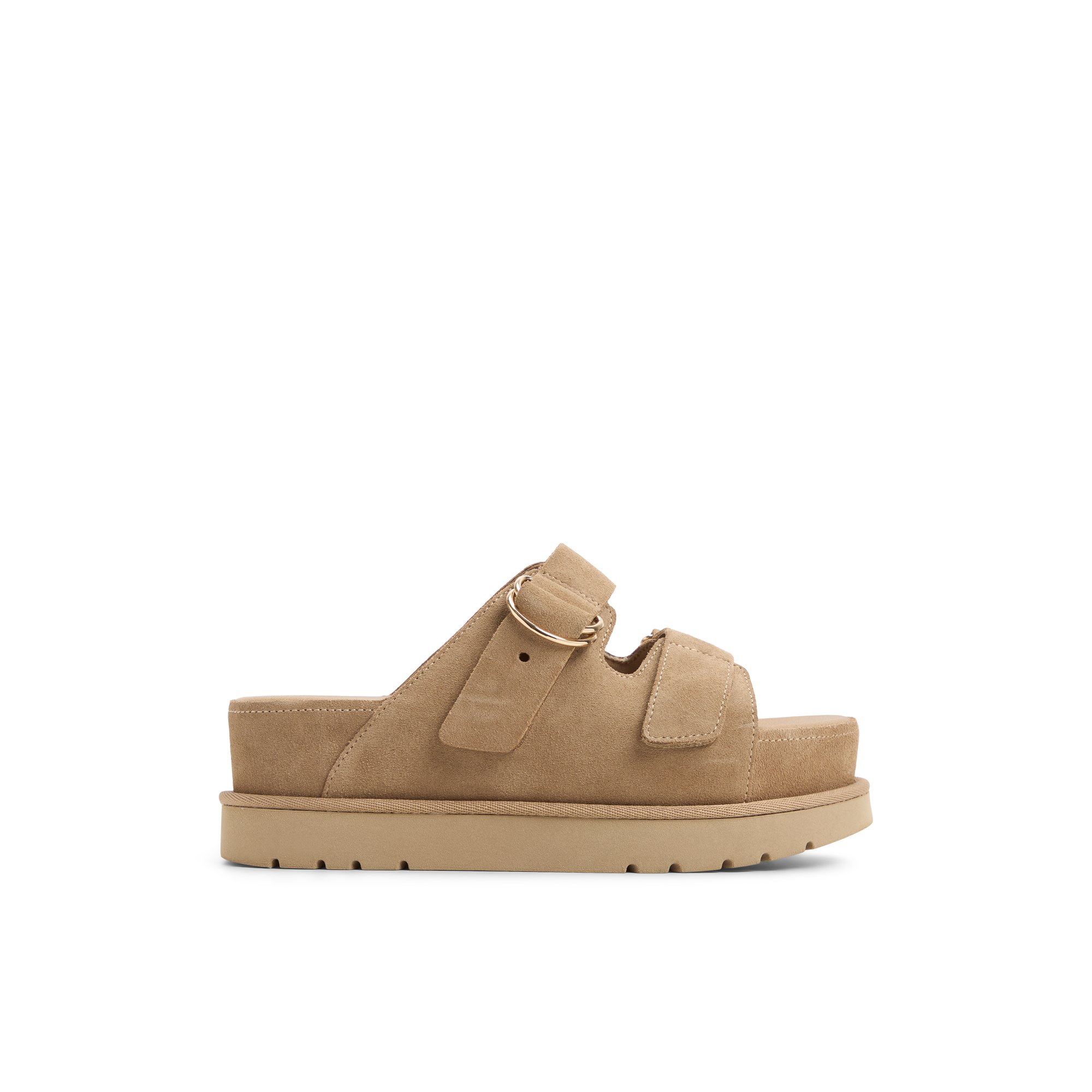 ALDO Snuggle - Women's Footbed Sandal Sandals - Beige, Size 9