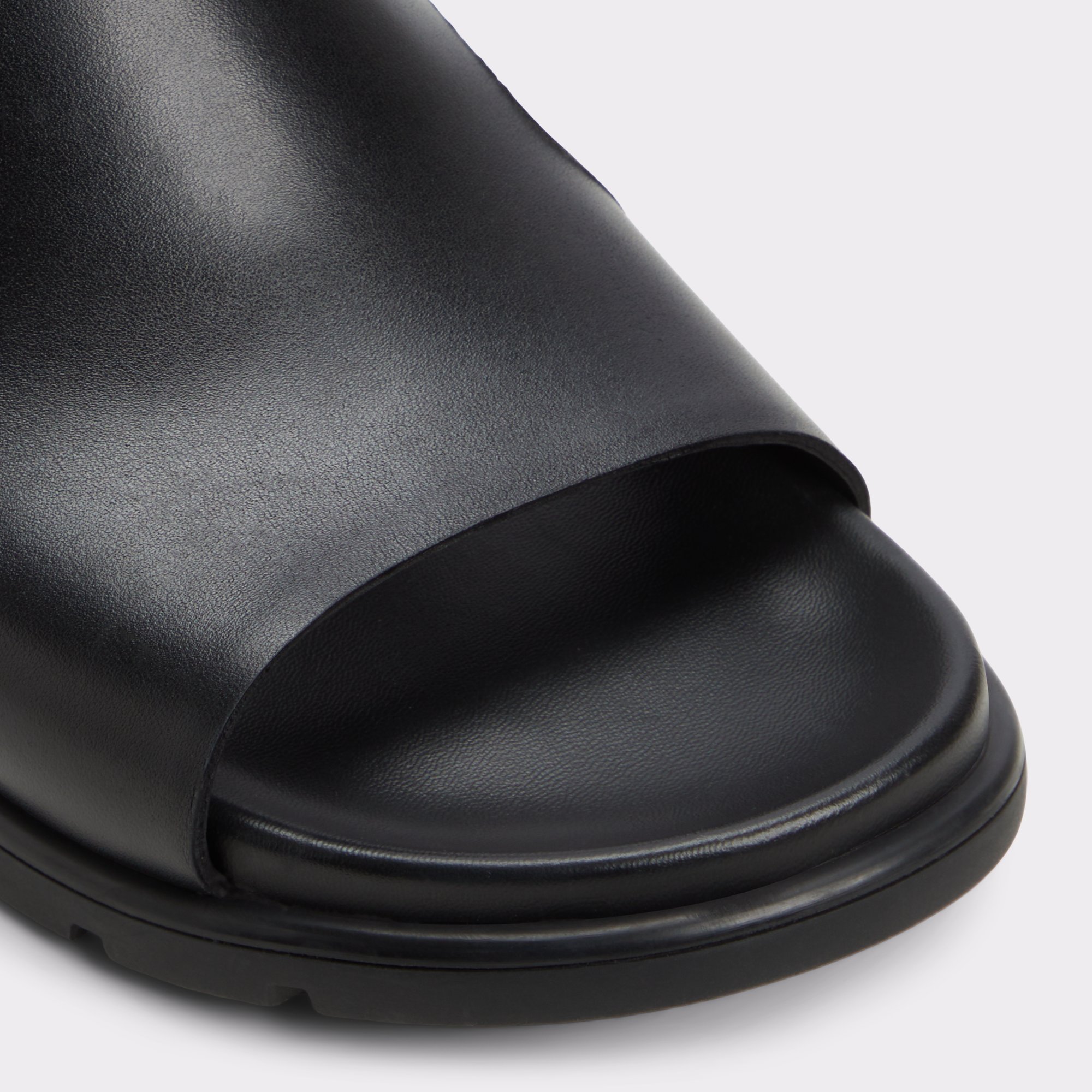 【ALDO】本革レザー☆Soar☆快適パットソール・スライドサンダル Soar Black Men's Sandals & Slides | ALDO US
