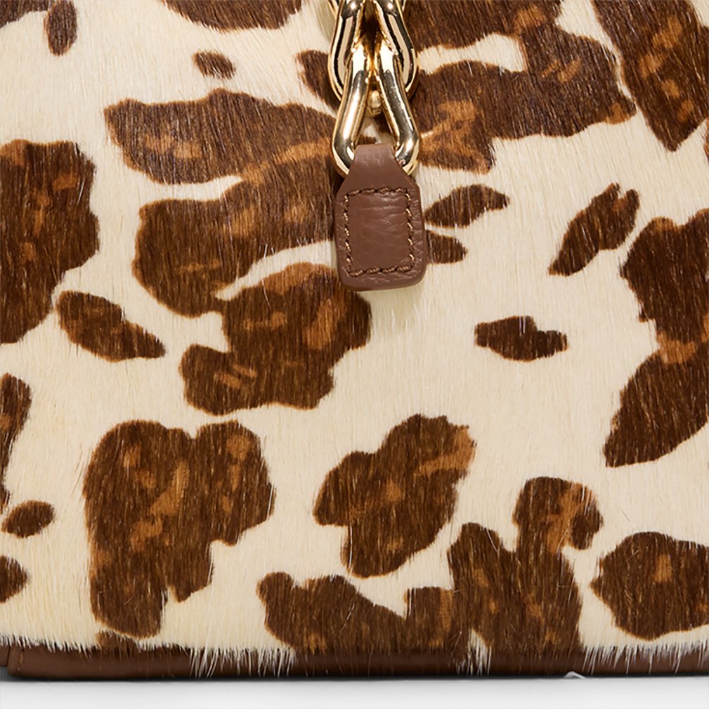 レザー【ALDO】ショルダーバッグ〈Soffiettaluxe〉アニマル柄 Soffiettaluxe Open Black Women's Animal Prints | ALDO US