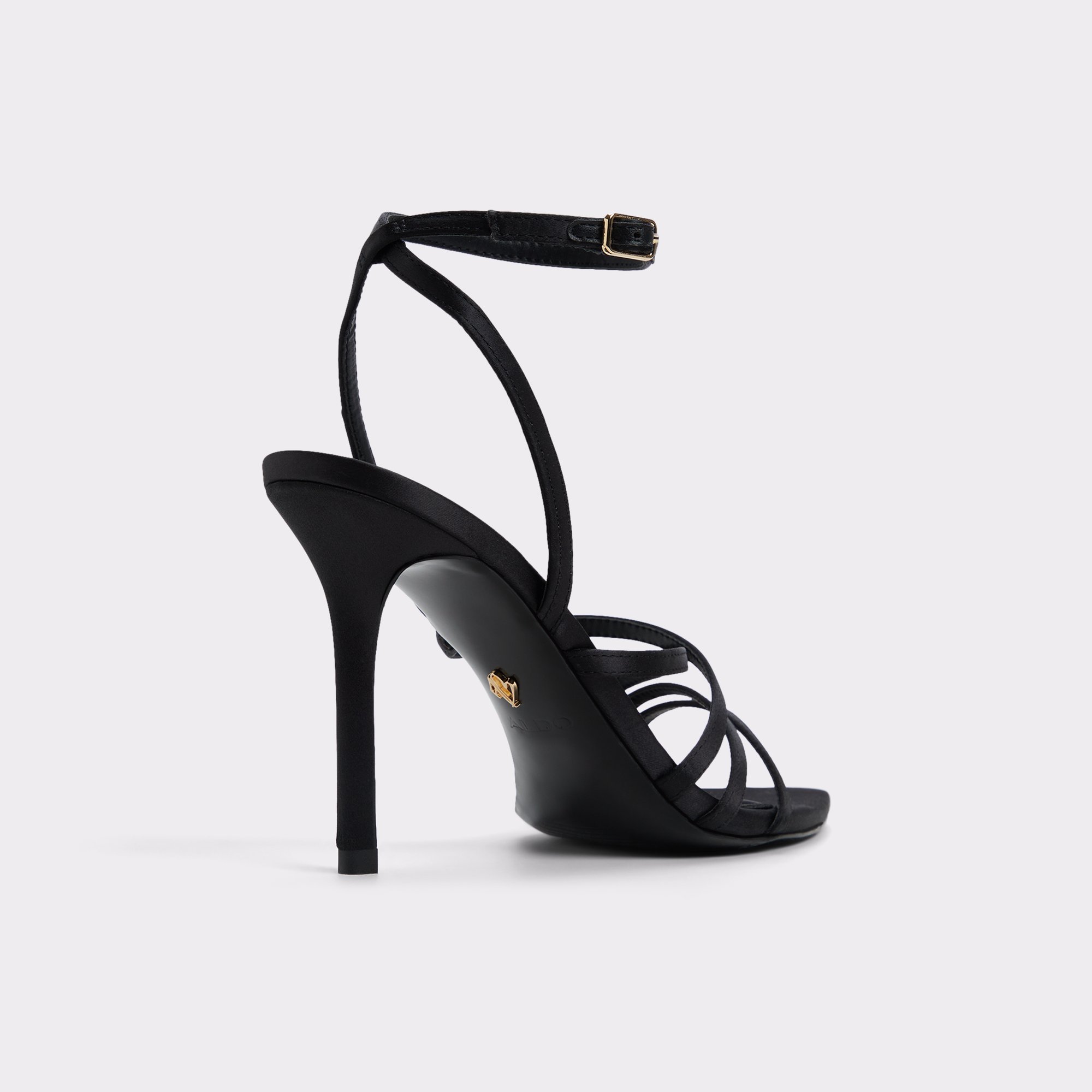 Solania Noir Femmes Sandale à lanières | ALDO Canada