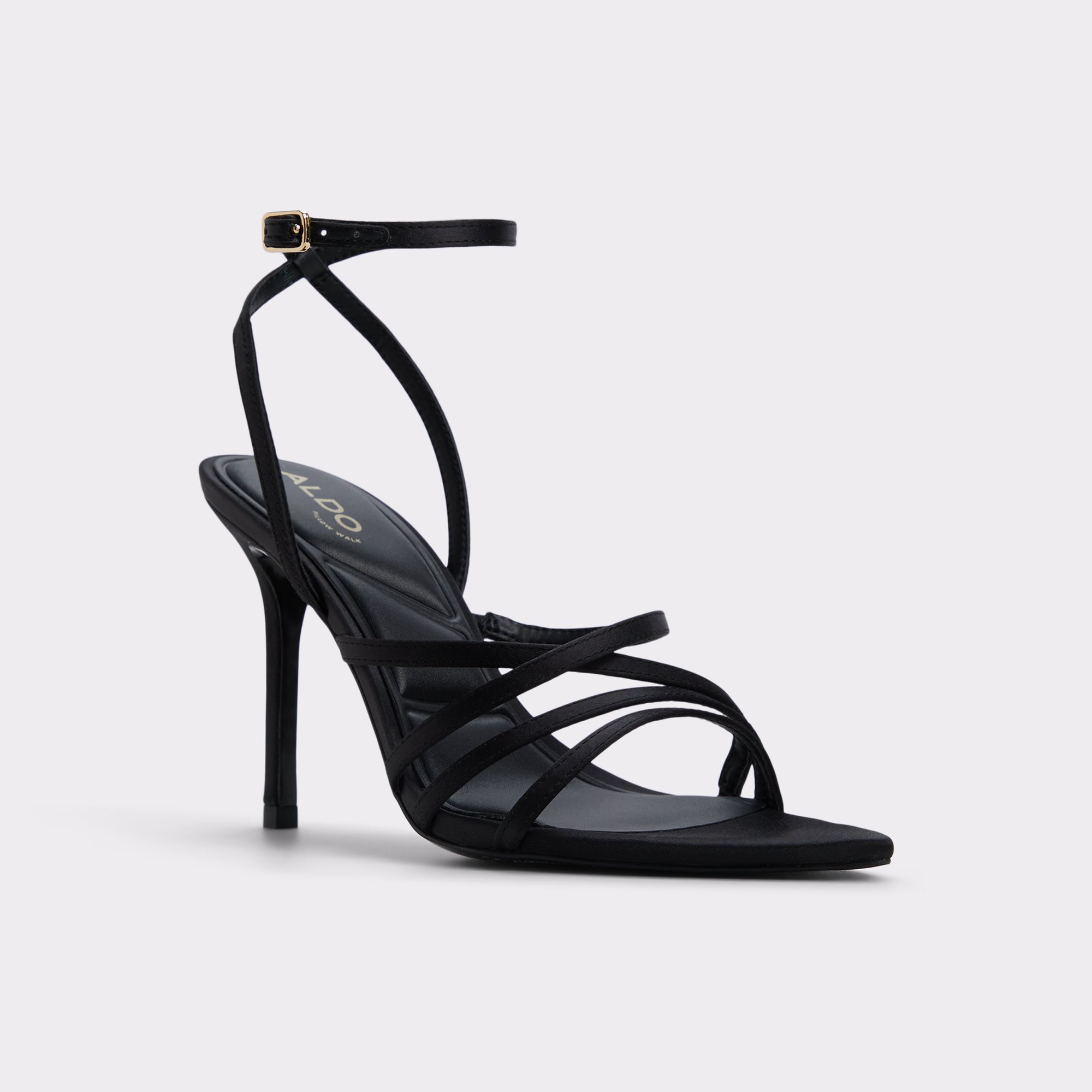 Solania Noir Femmes Sandale à lanières | ALDO Canada