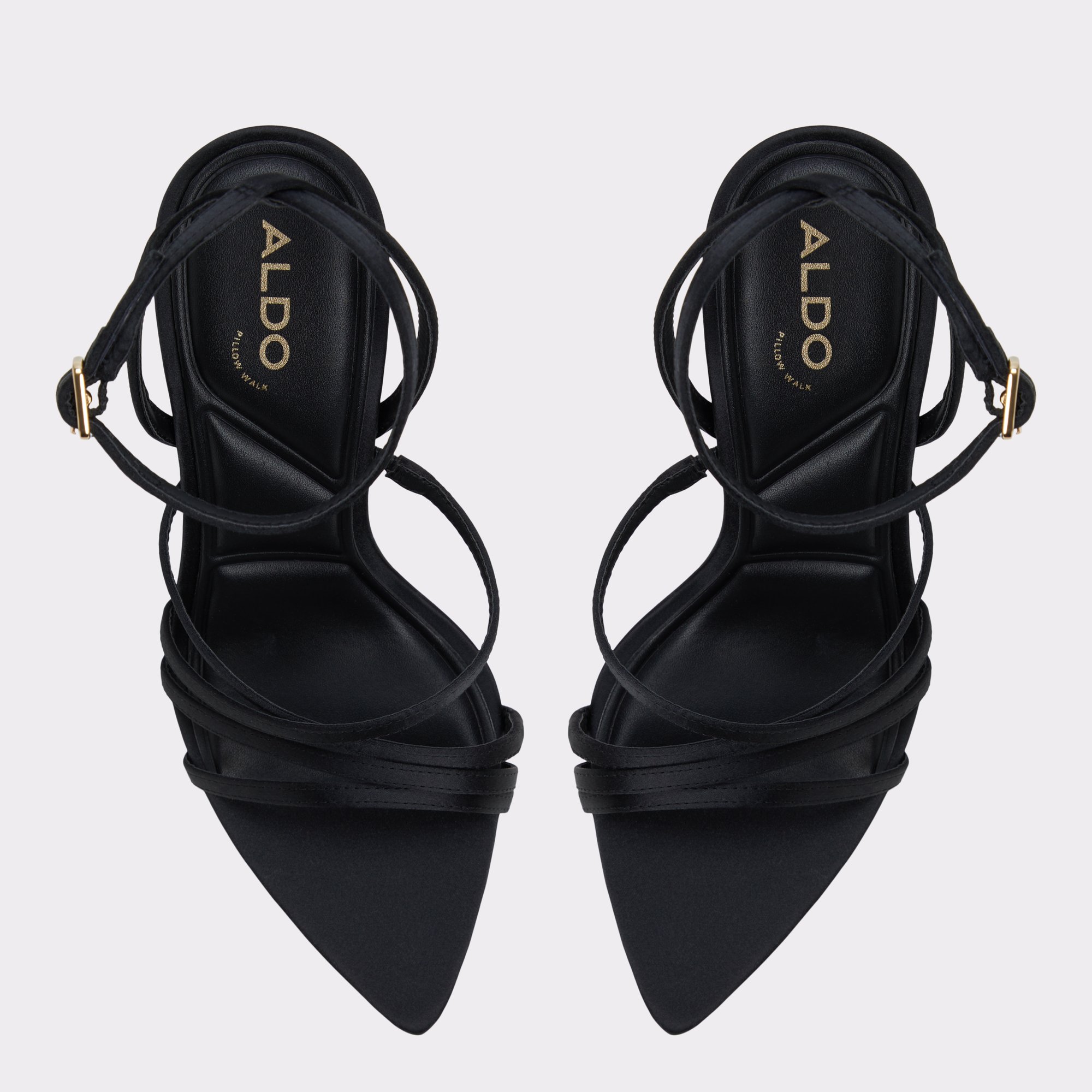 Solania Noir Femmes Sandale à lanières | ALDO Canada