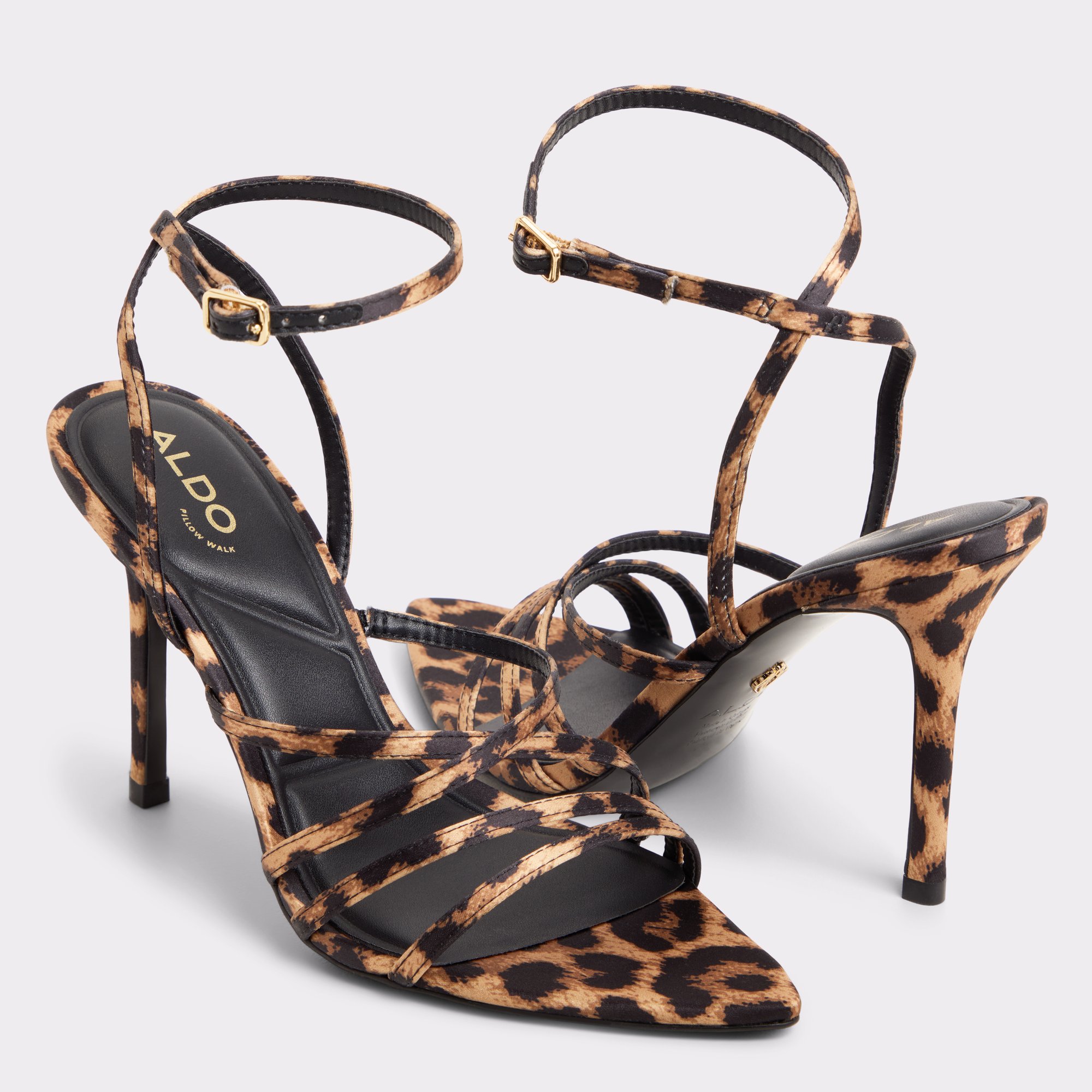 Solania Brown Multi Women's Strappy sandals | ALDO US