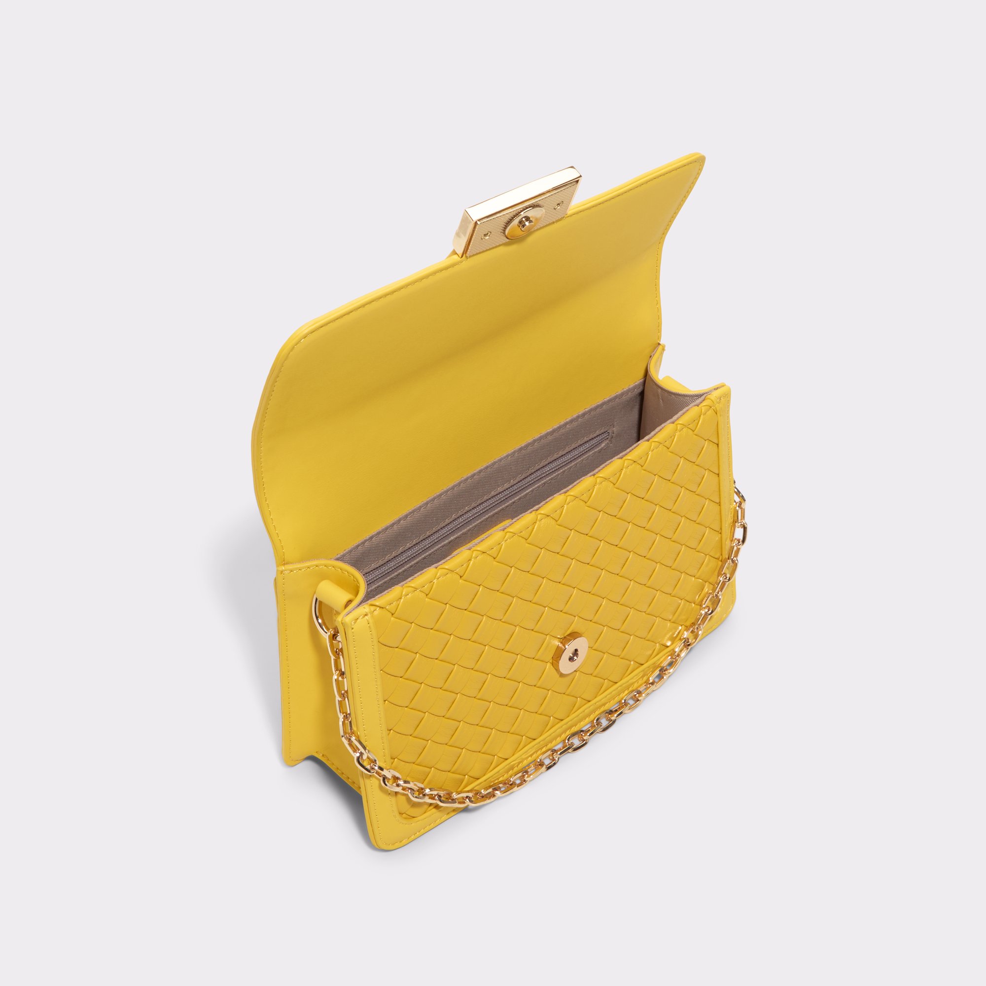 Aldo ◆ キルティング クロスバッグ + ウォレット兼用Yellow trenzano_yellow_700-002-