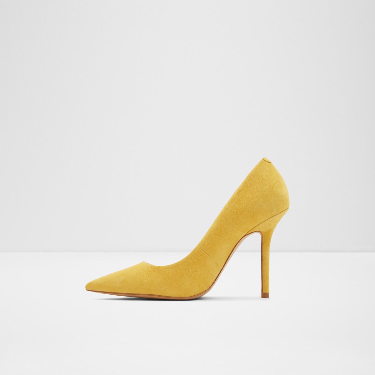 yellow court shoe
