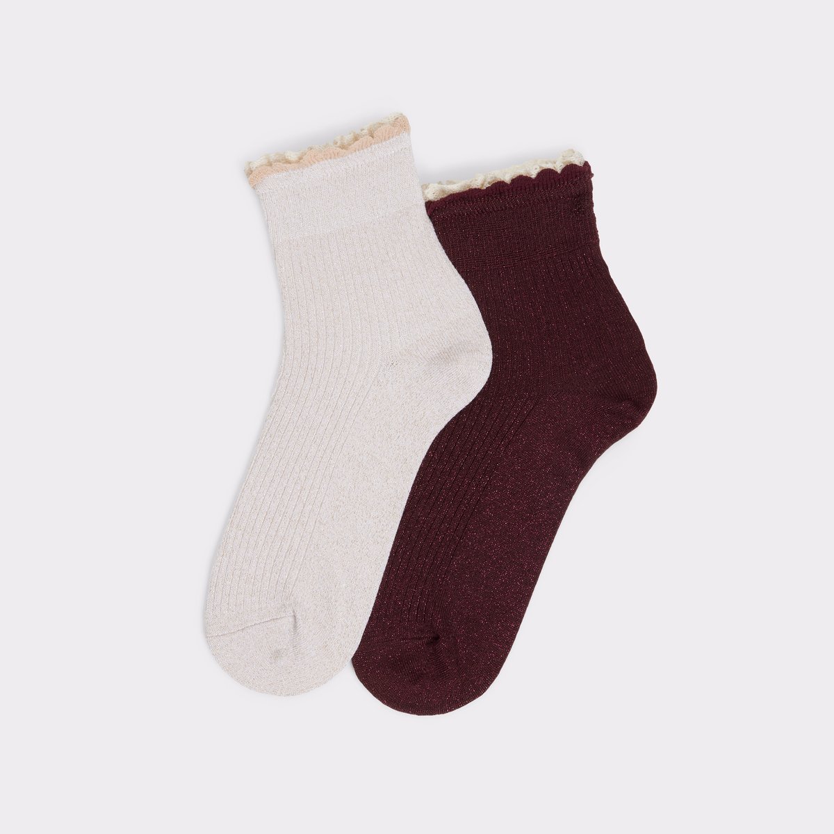 Sparklelace Bordo Women's Socks | ALDO Canada
