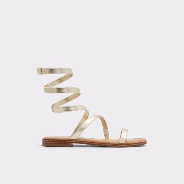 Spinella Gold Women's Flat Sandals | ALDO US