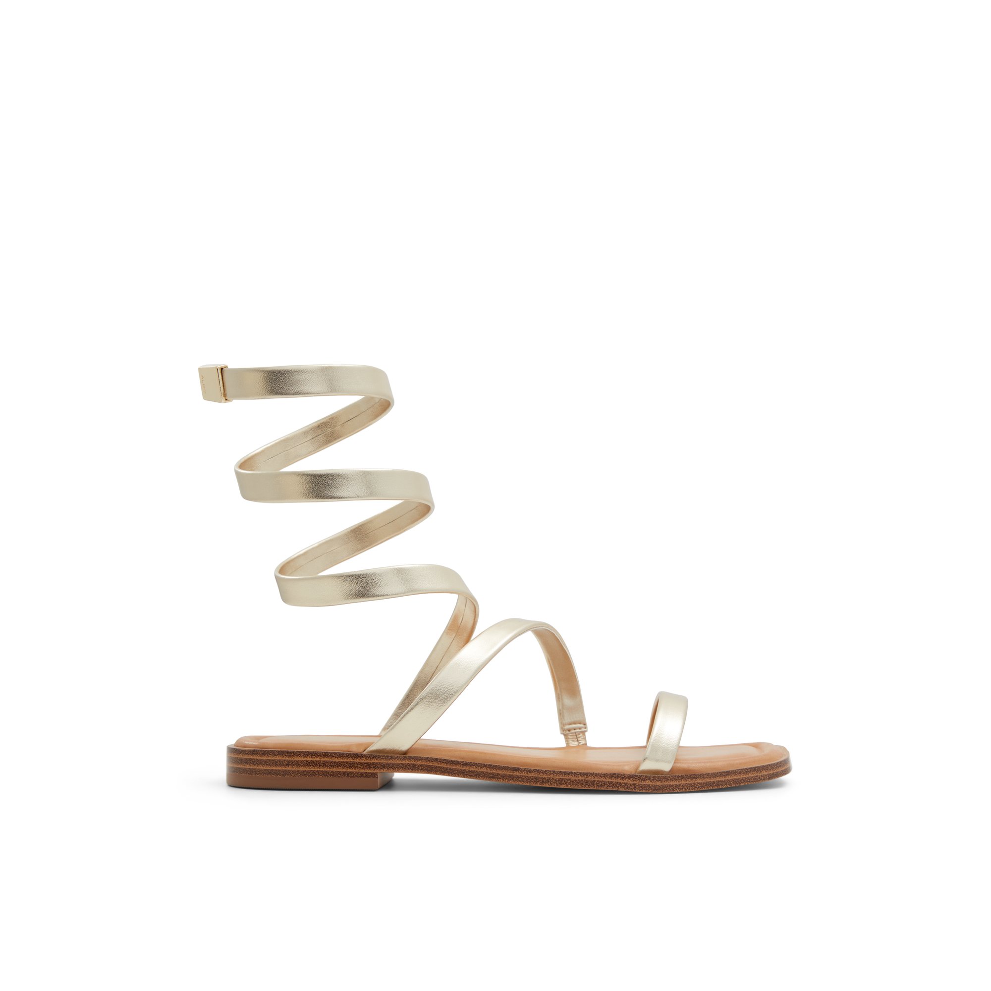 ALDO Spinella - Women's Flat Sandals - Gold