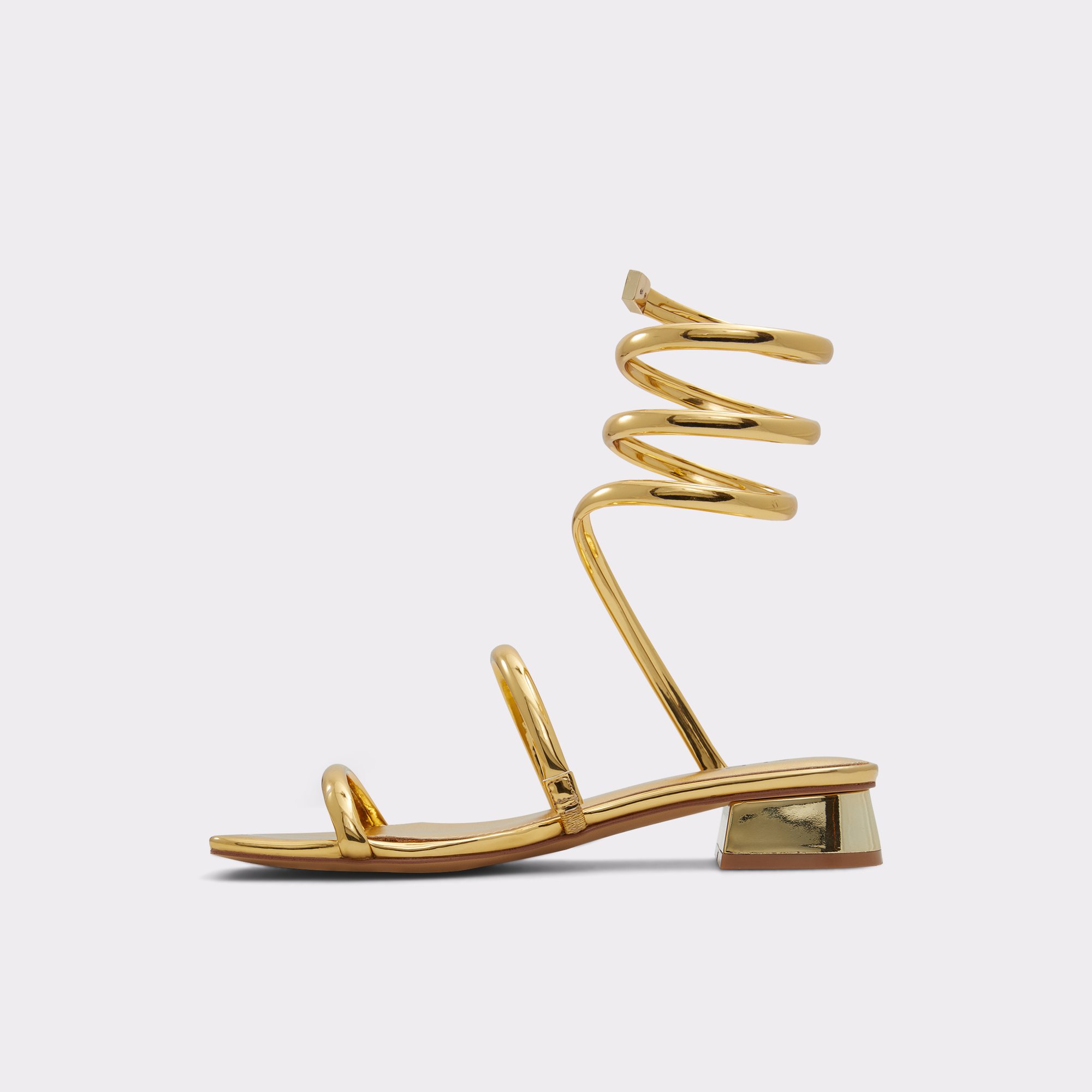 Spinna Gold Women's Strappy sandals | ALDO US