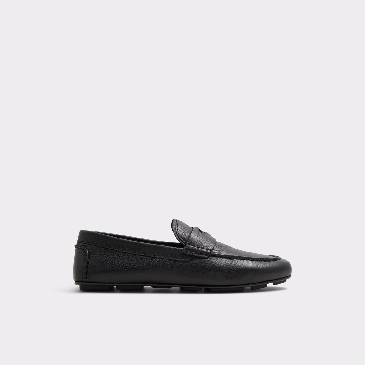 Squire Black Leather Pebble Men's Loafers & Slip-Ons | ALDO Canada