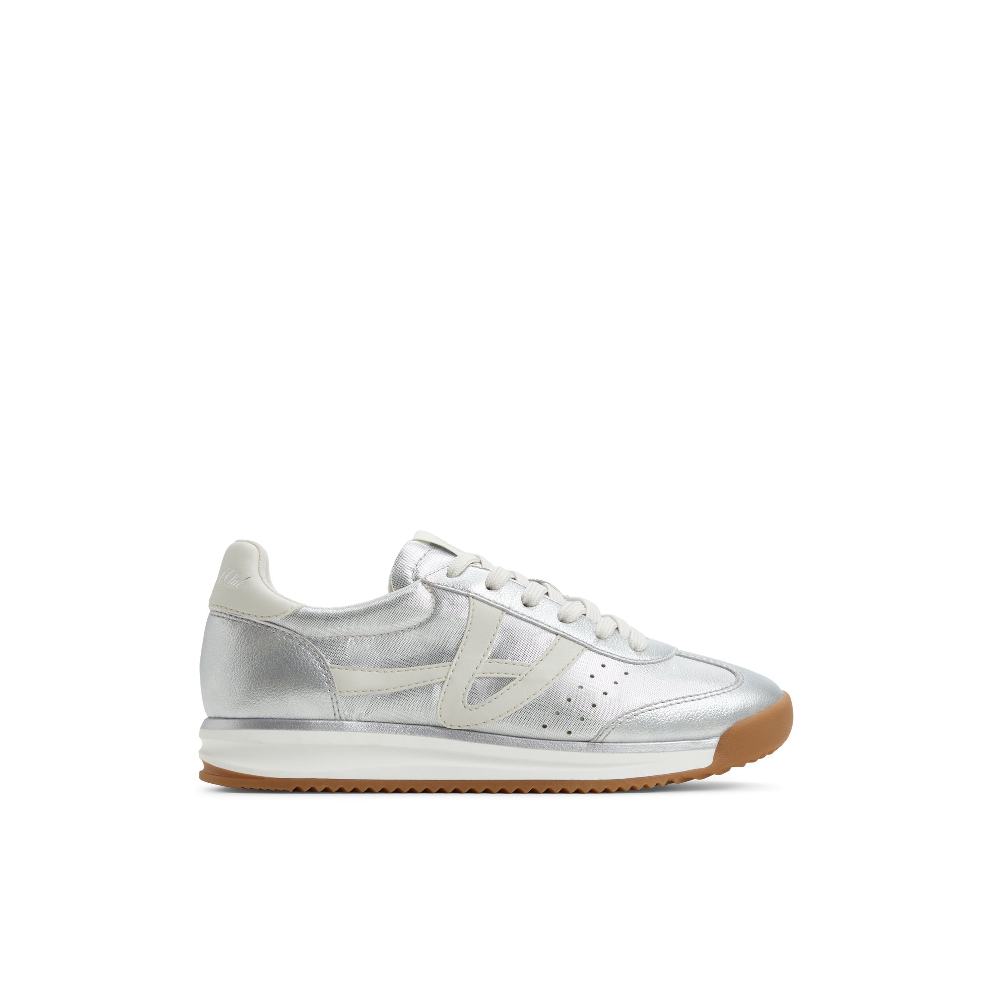 ALDO Stepcount - Women's Low Top Sneaker Sneakers - Silver, Size 5