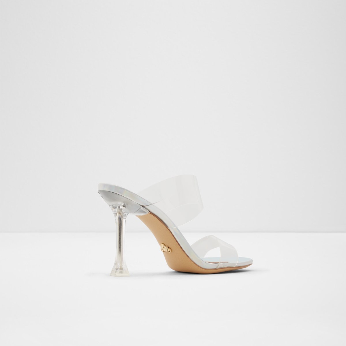 clear heels aldo