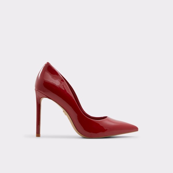 Dark red high heels best sale