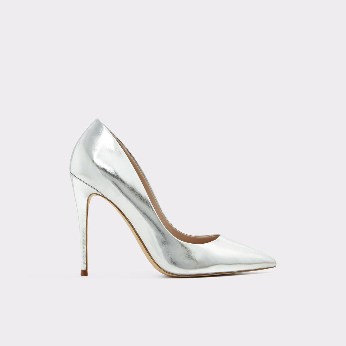 aldo silver high heels