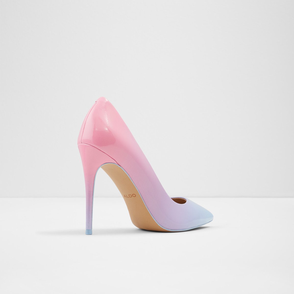 Pink Synthetic Patent Women's Pumps 