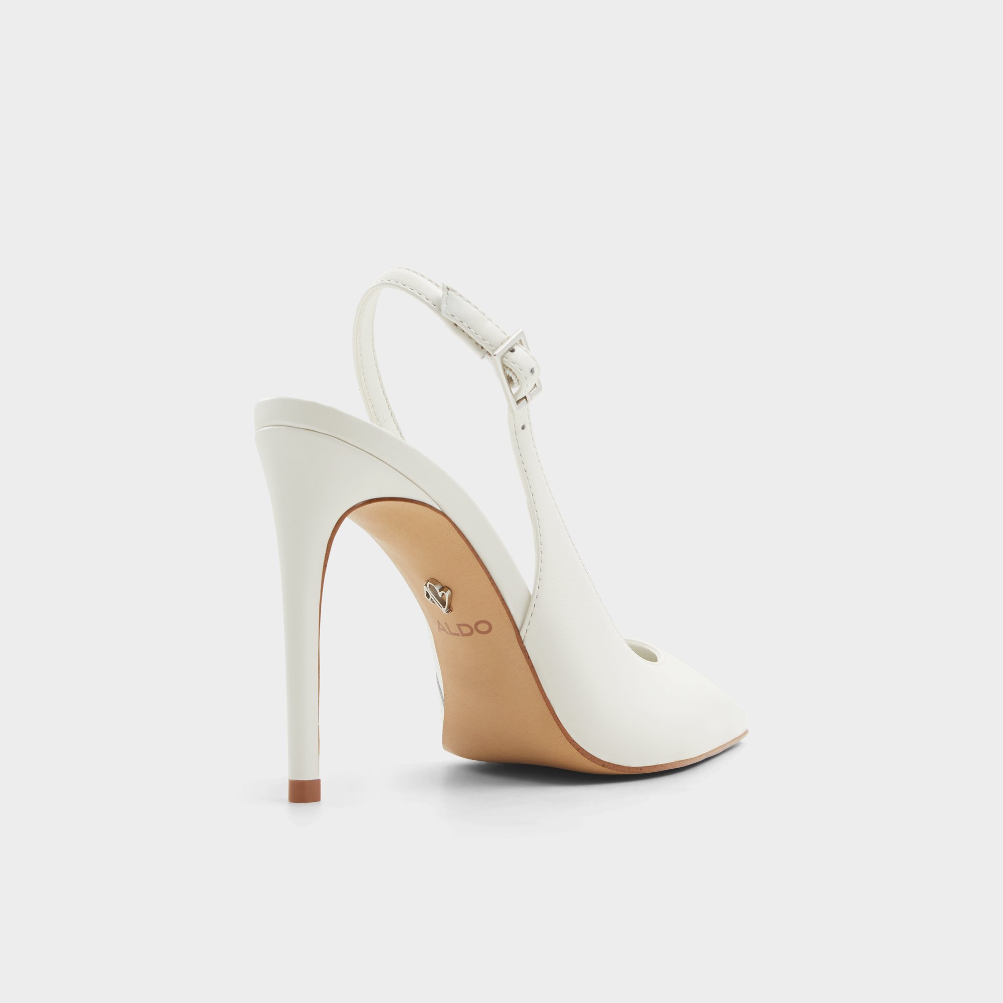美脚パンプス【ALDO】スリングバック ハイヒール Stessysling Stessysling White/Bone Women's Slingbacks | ALDO US