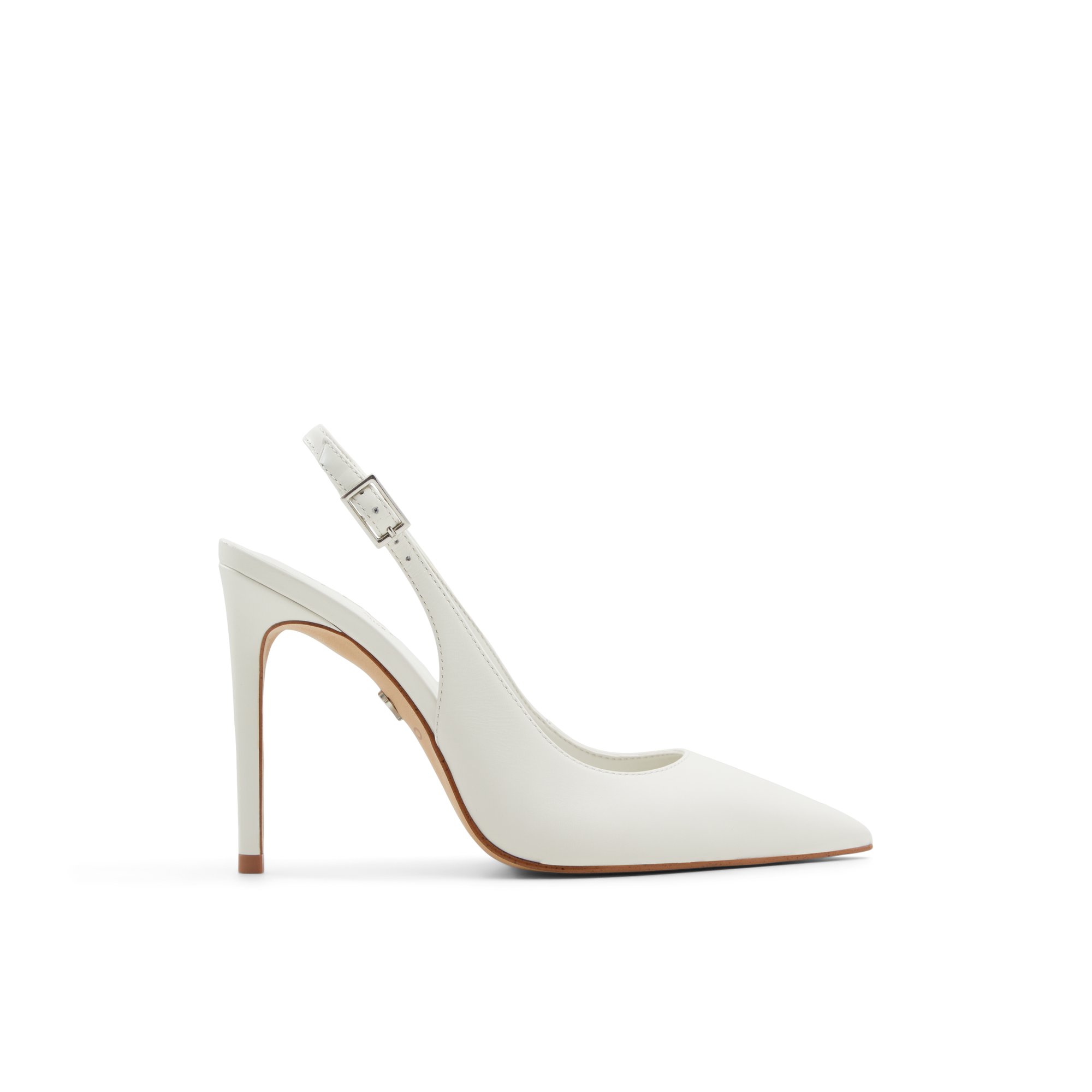 ALDO Stessysling - Women's Slingback Collection - White, Size 9
