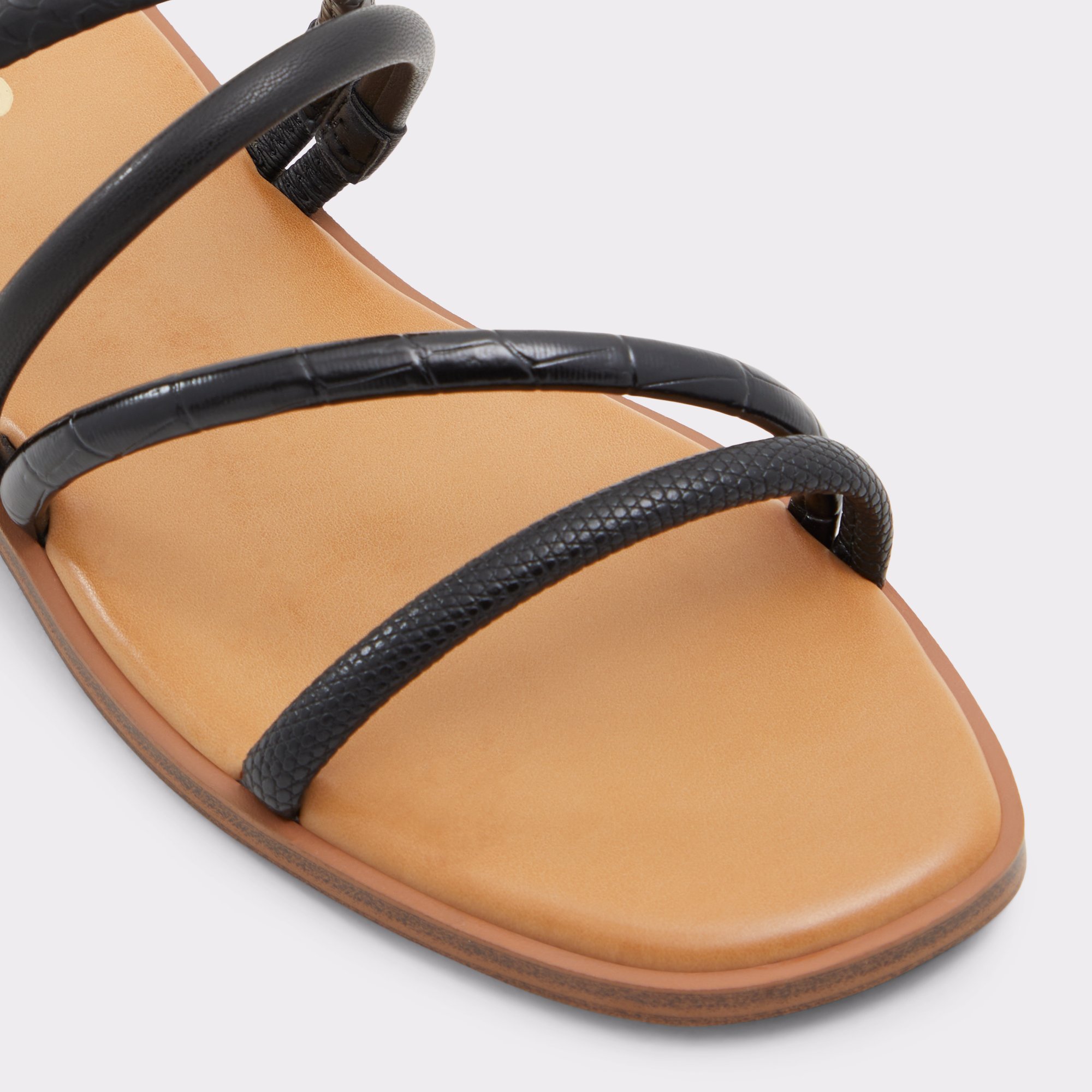 Stila Black Women's Flat Sandals | ALDO Canada