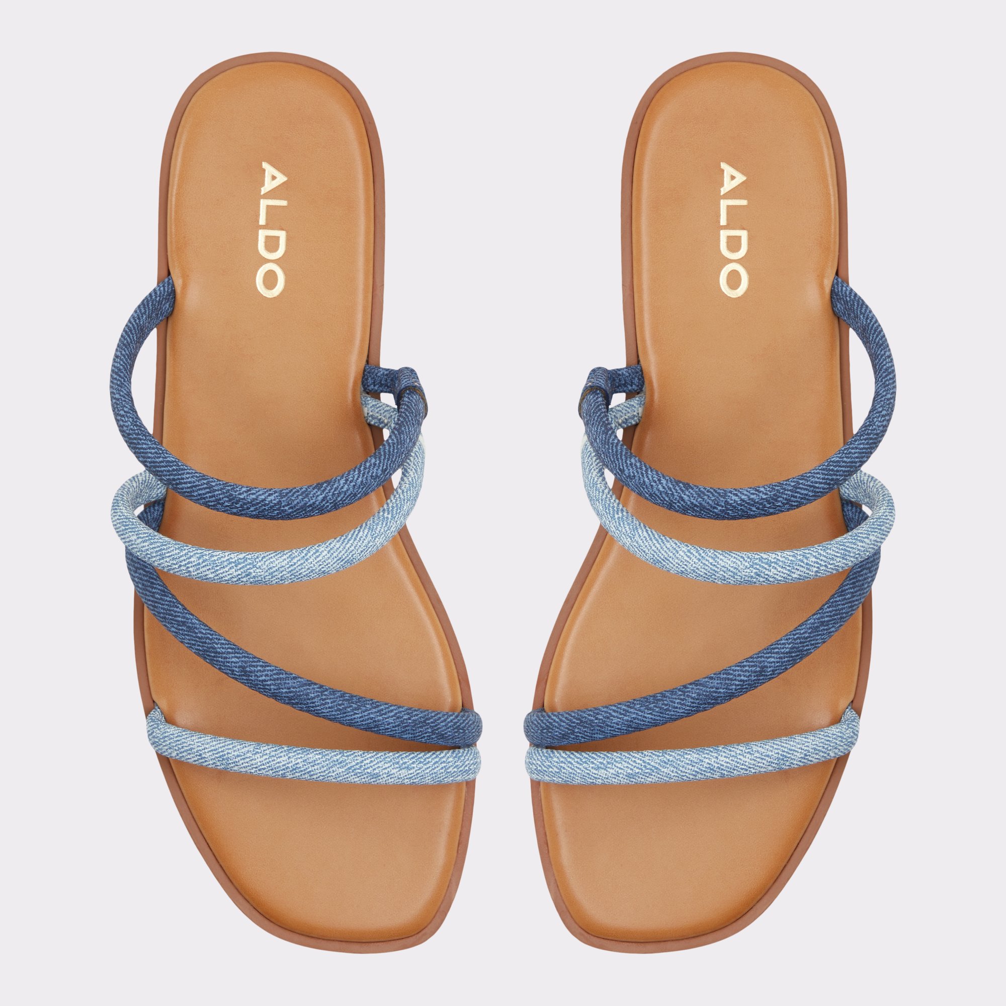 Stila Blue Women's Flat Sandals | ALDO Canada