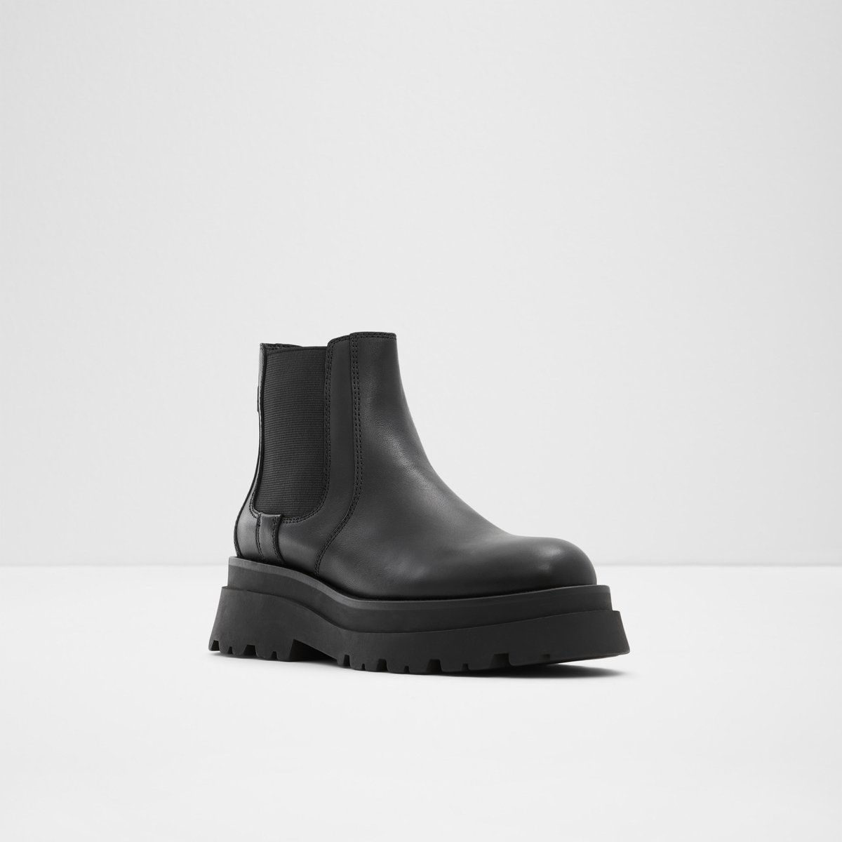 Rød dato Il Bugsering Stompd Black Leather Smooth Women's Casual boots | ALDO US