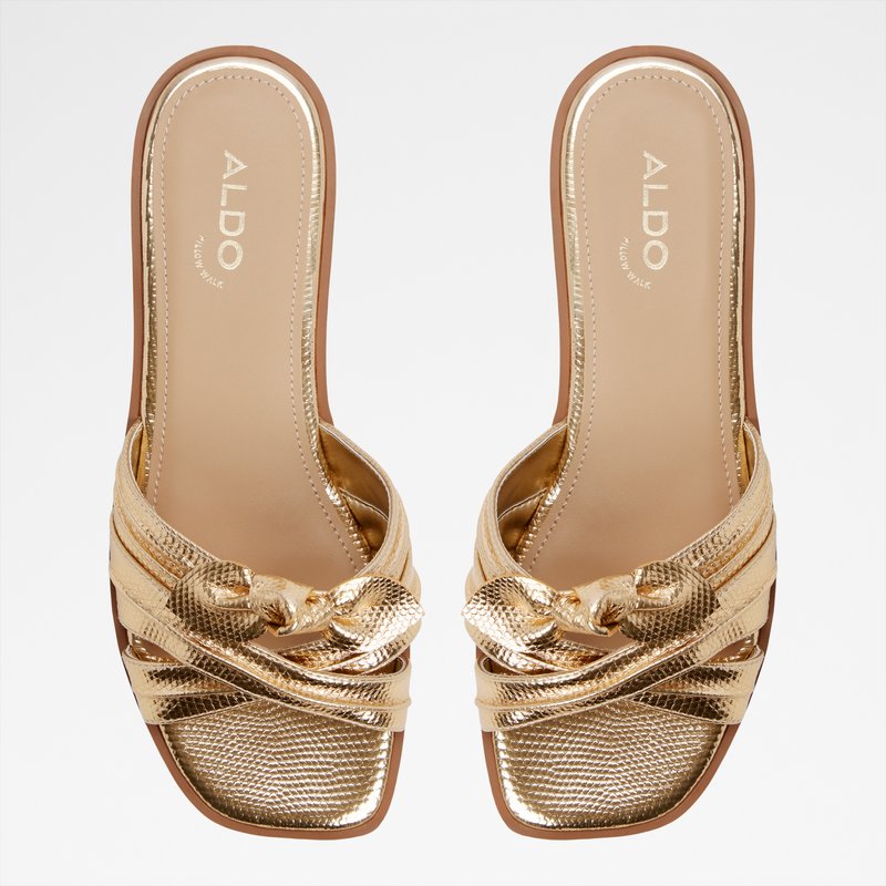 sunbeam sandalia de mujer-dorado_8.5gold