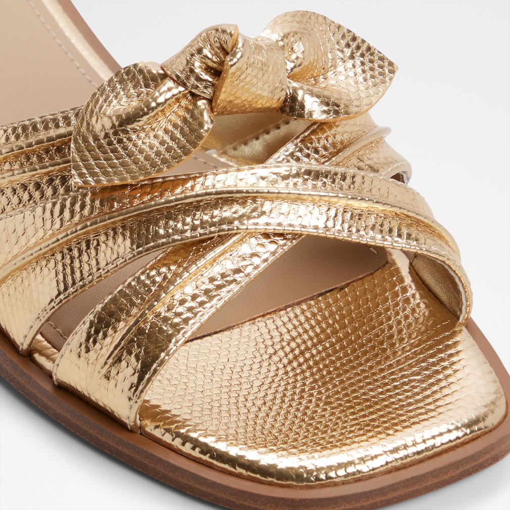 sunbeam sandalia de mujer-dorado_8.5gold