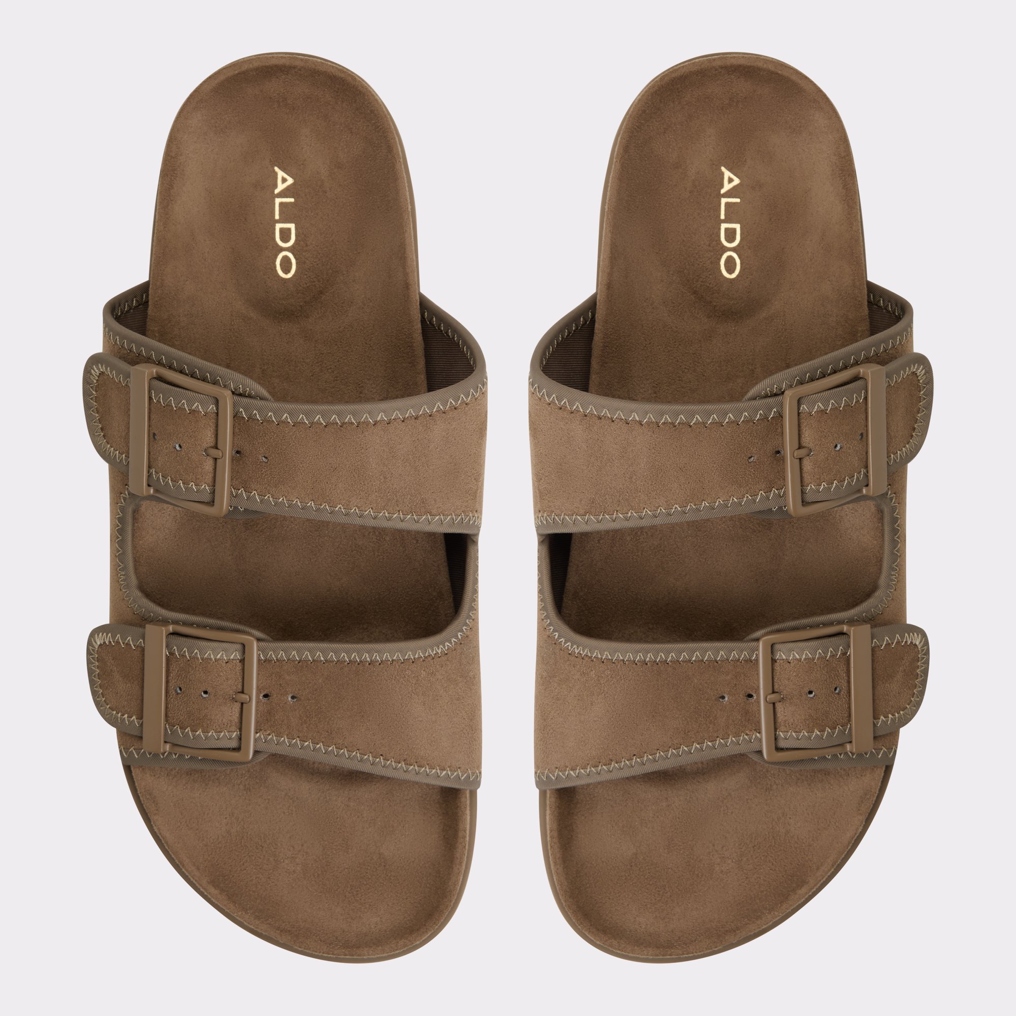 Sunnyside Light Brown Men's Slides | ALDO US