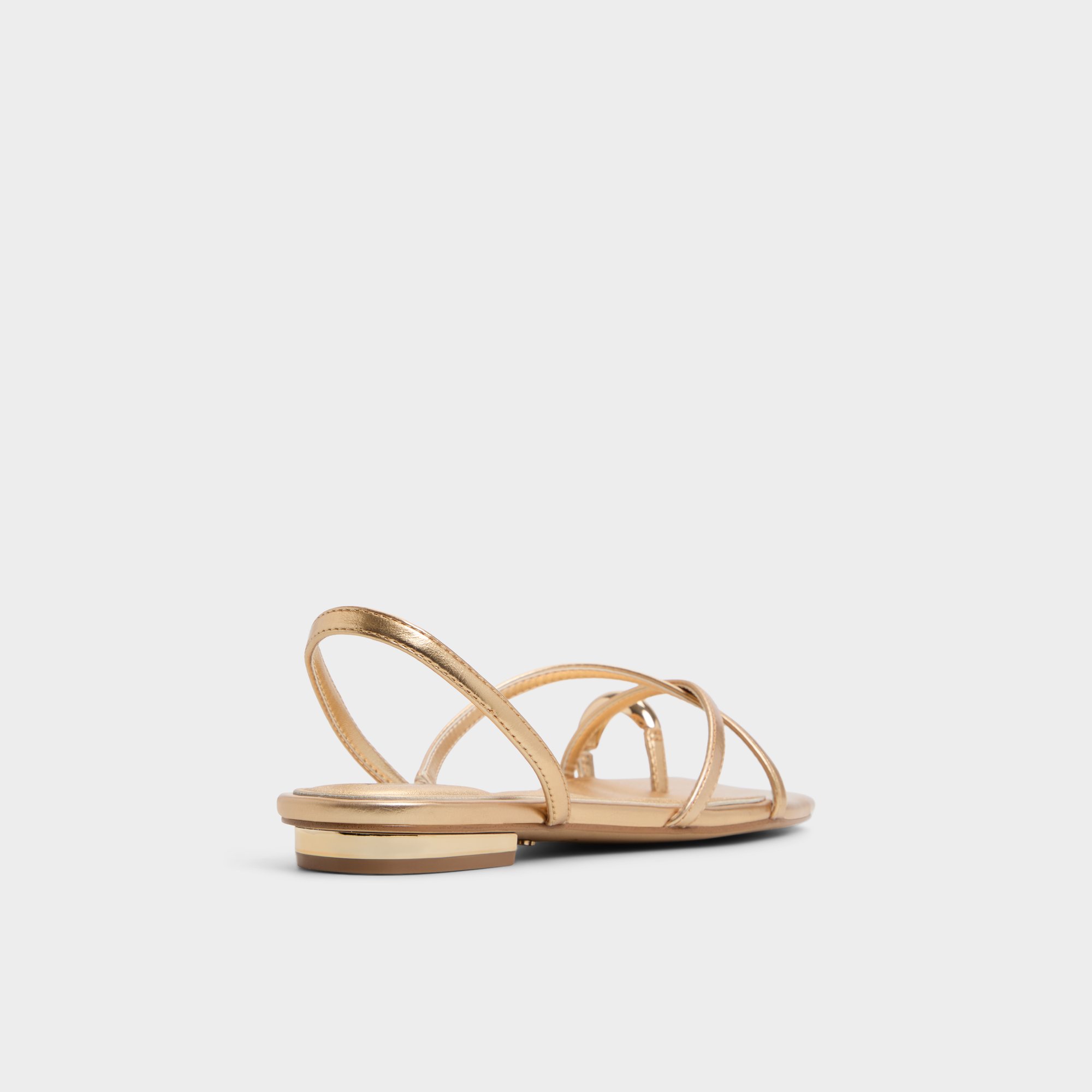 【ALDO】メタリック Synthesa トングリング・フラットサンダル ALDO Women's Synthesa Strappy Toe-Ring Flat Sandals - Macy's