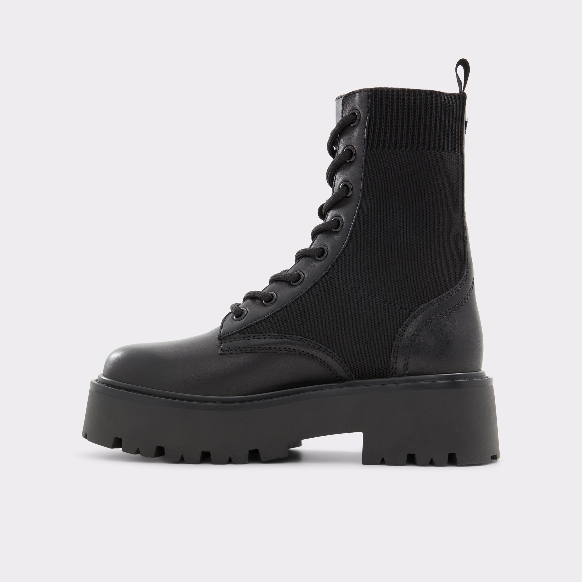 Talaleryknit Black Women's Lace-Up Boots | ALDO Canada