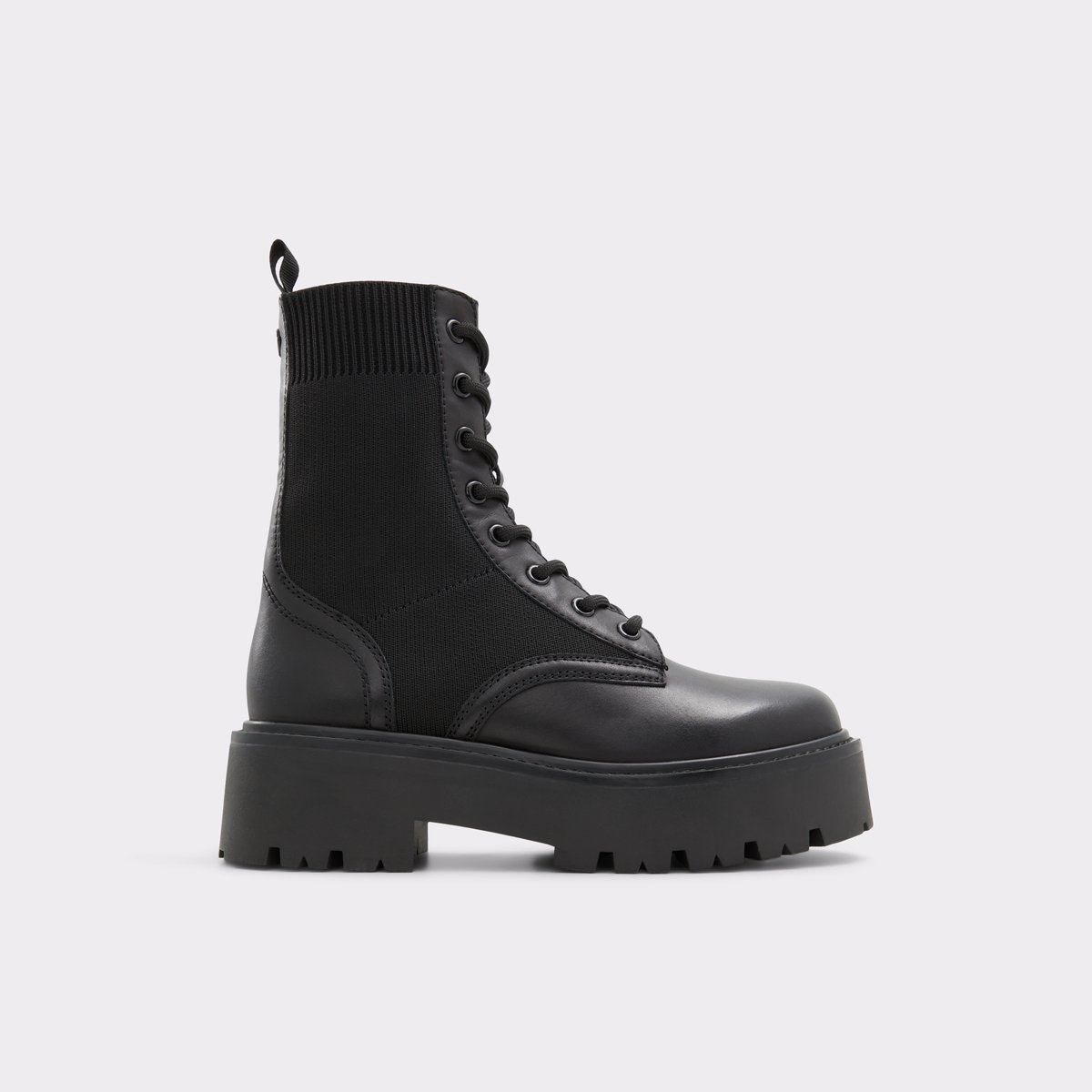 Talaleryknit Black Women's Lace-Up Boots | ALDO Canada