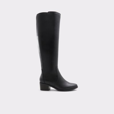 【追跡あり!】ALDO Cadigoder クロコエンボス ロング ブーツ tanerdee_black_001-002-