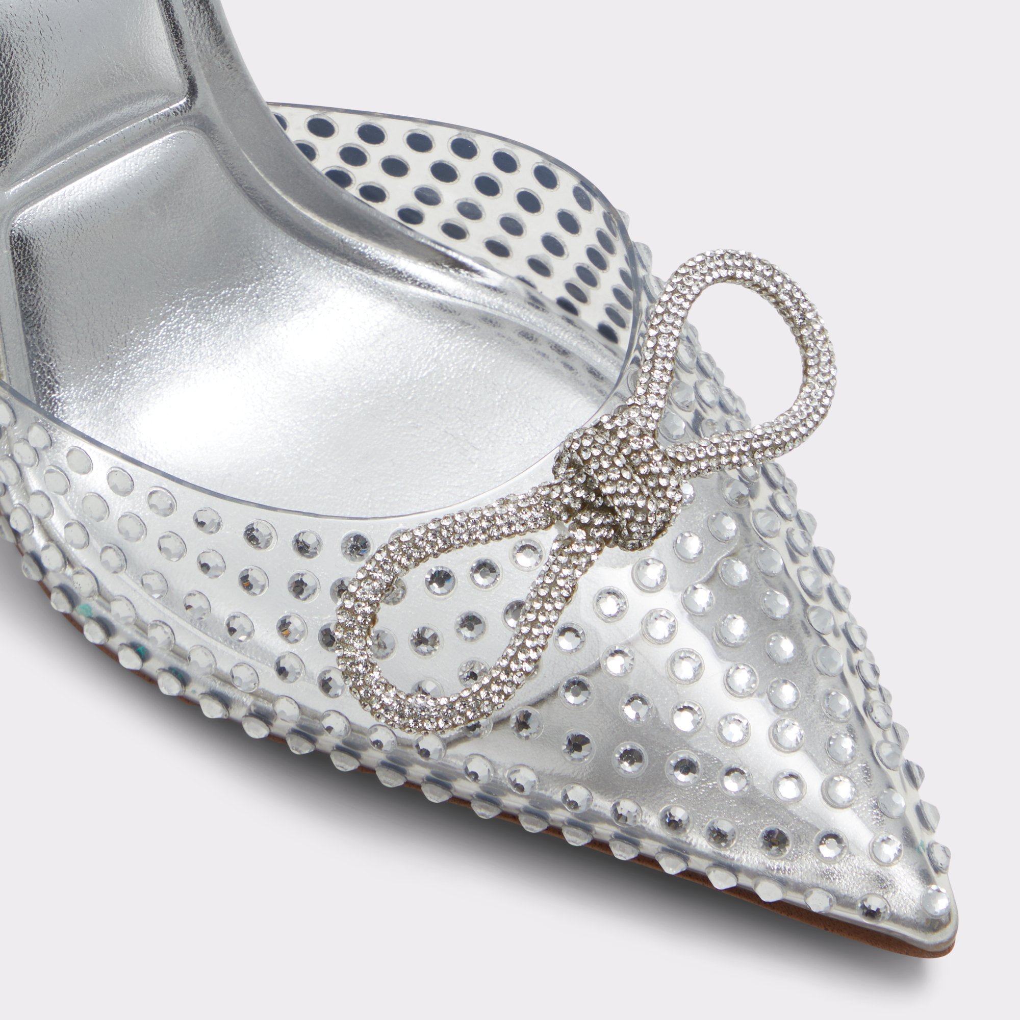 Tenzin Silver Women's Strappy Heels | ALDO US