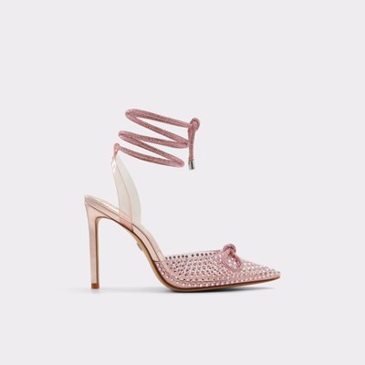 きれいなパステルカラー☆【ALDO】クロコ調パンプス Stessy2.0 Stessy2.0 Assorted Synthetic Mixed Material Women's Pumps