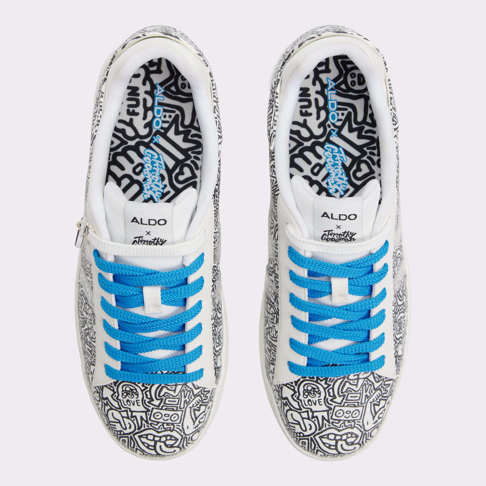 Timothy Goodman White/Print Men's Low top | ALDO Canada