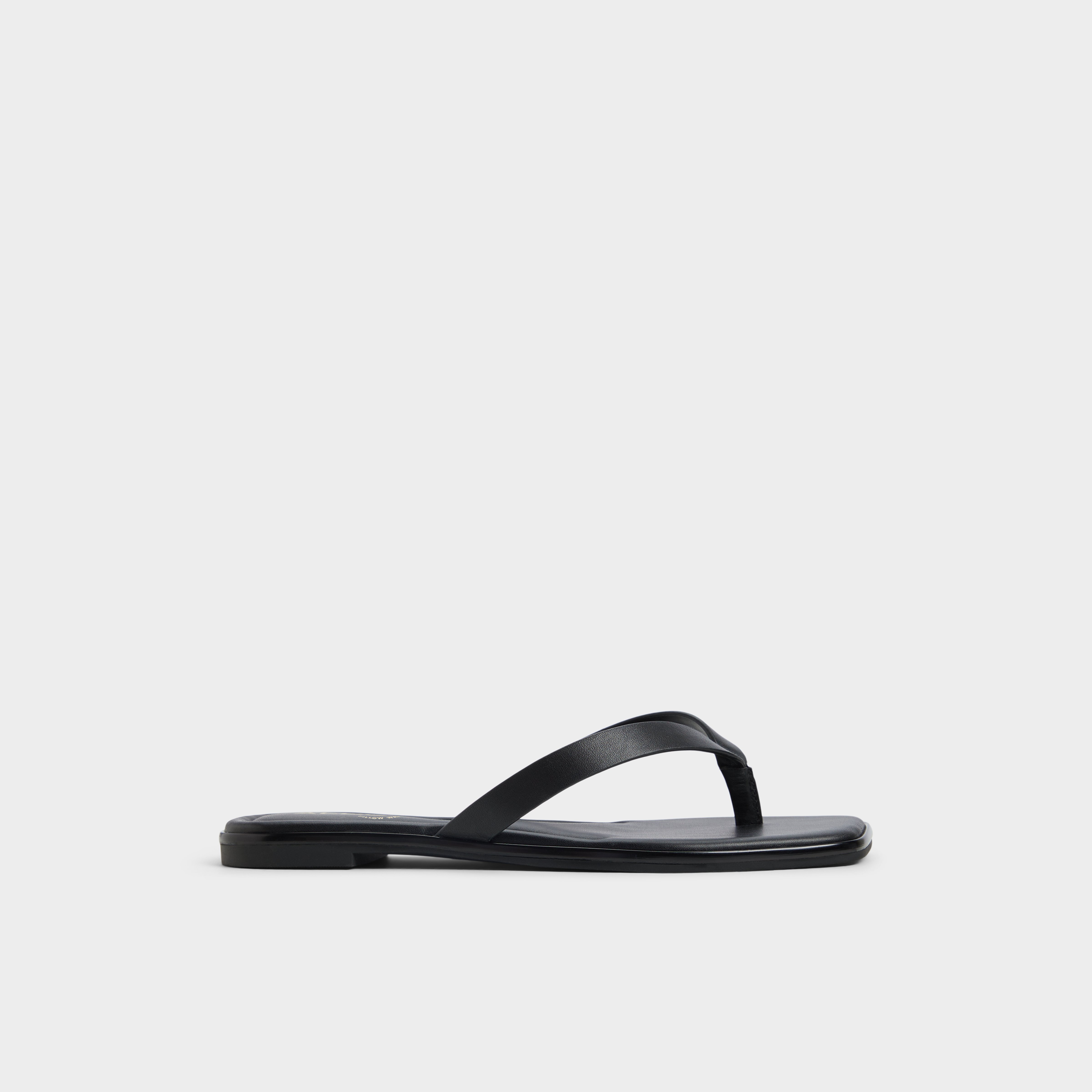 【ALDO】本革レザー&メタルフレーム Theao ビーチサンダル Theao Black Women's Flats | ALDO US