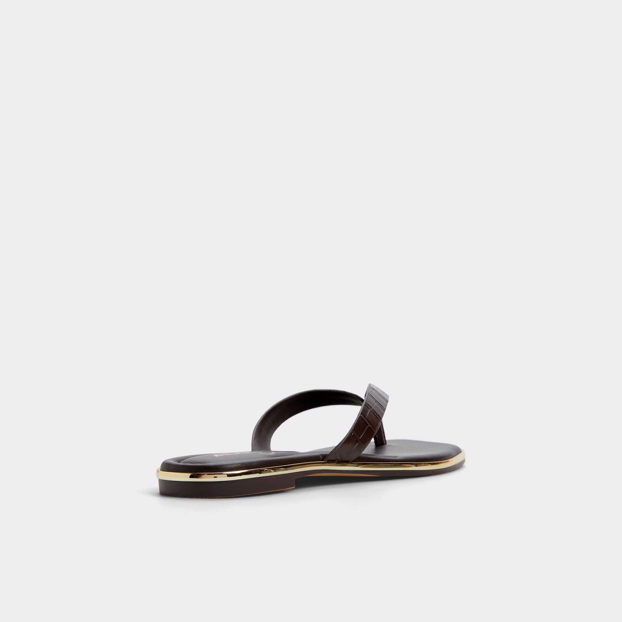 Theao Marron Foncé Femmes Sandales tongs | ALDO Canada